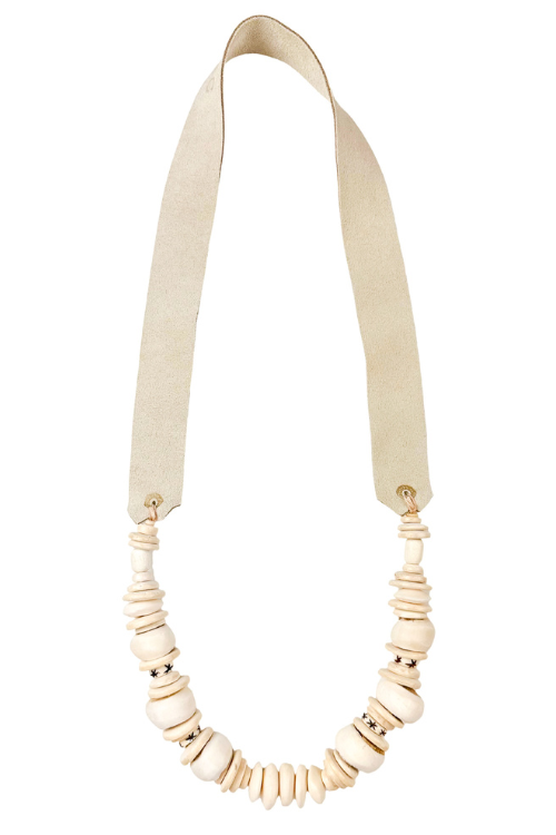 Mid Classic Necklace | White