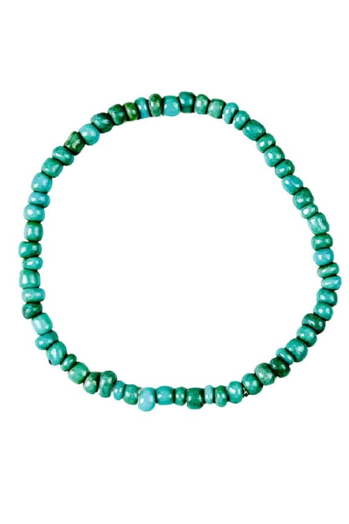 Simple Seed Bracelet | Aqua