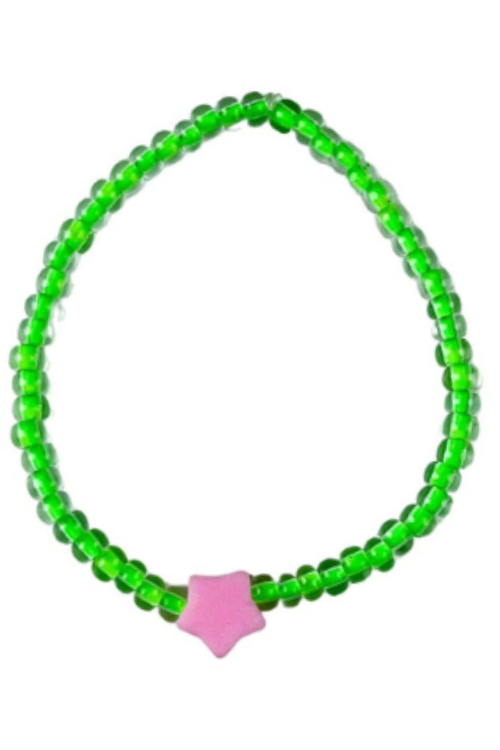 Teen Star Seed Bracelet | Green