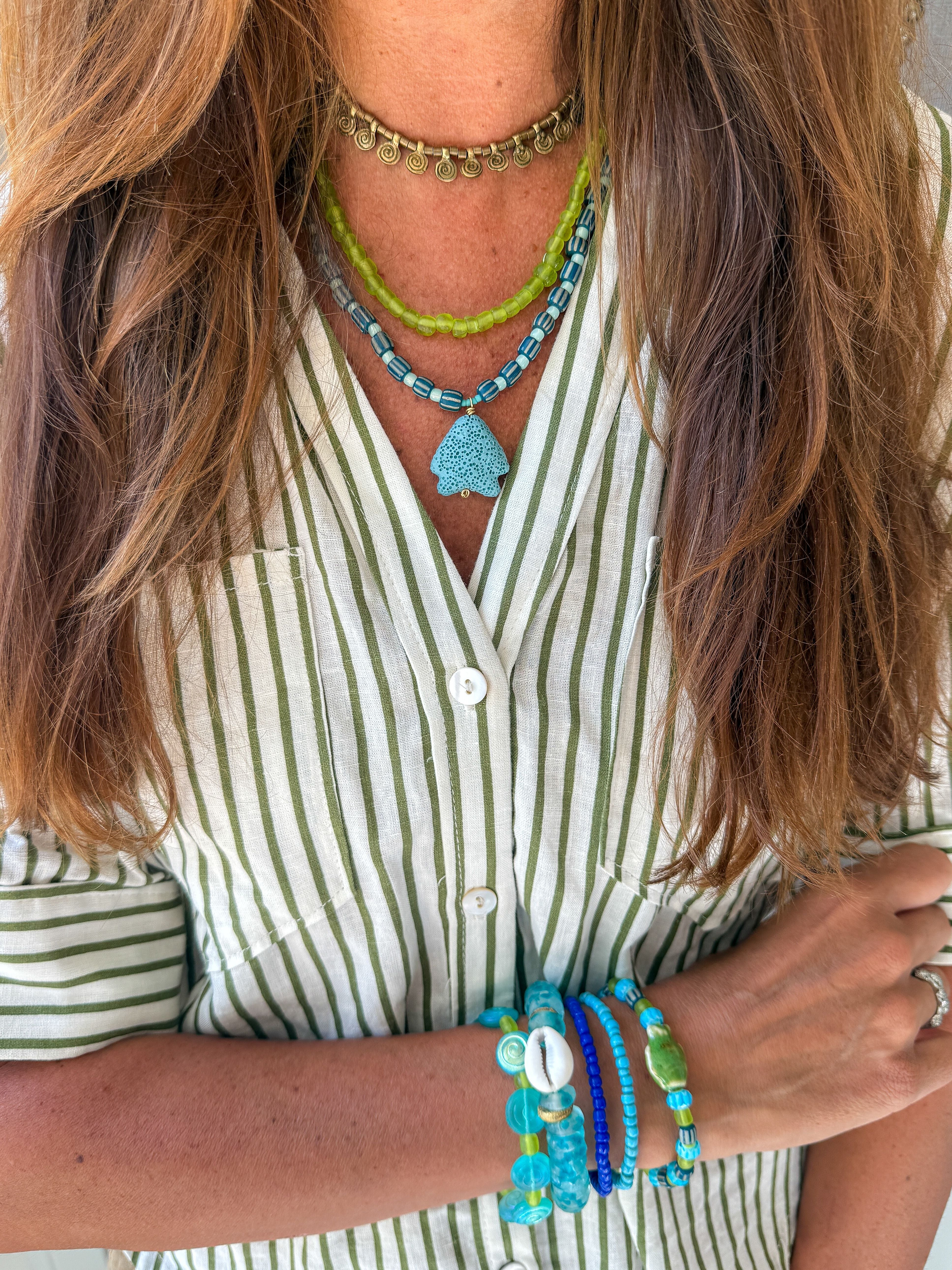 Layered Pendant Necklace | Seabreeze Fish