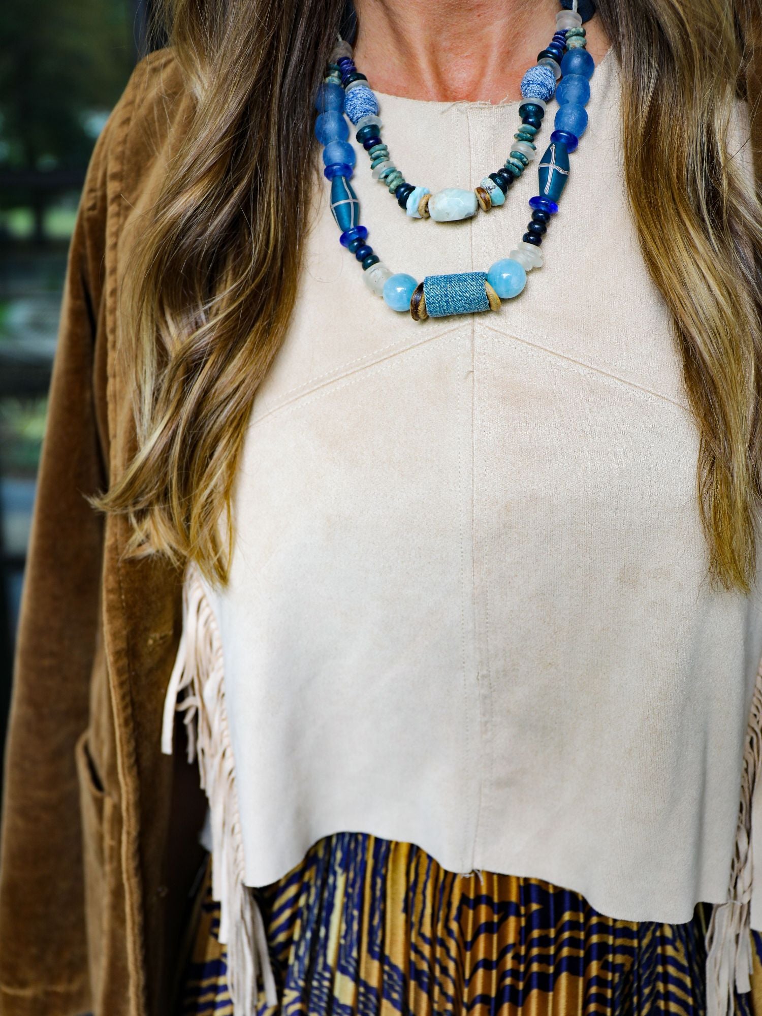 Layered Classic Necklace | Denim