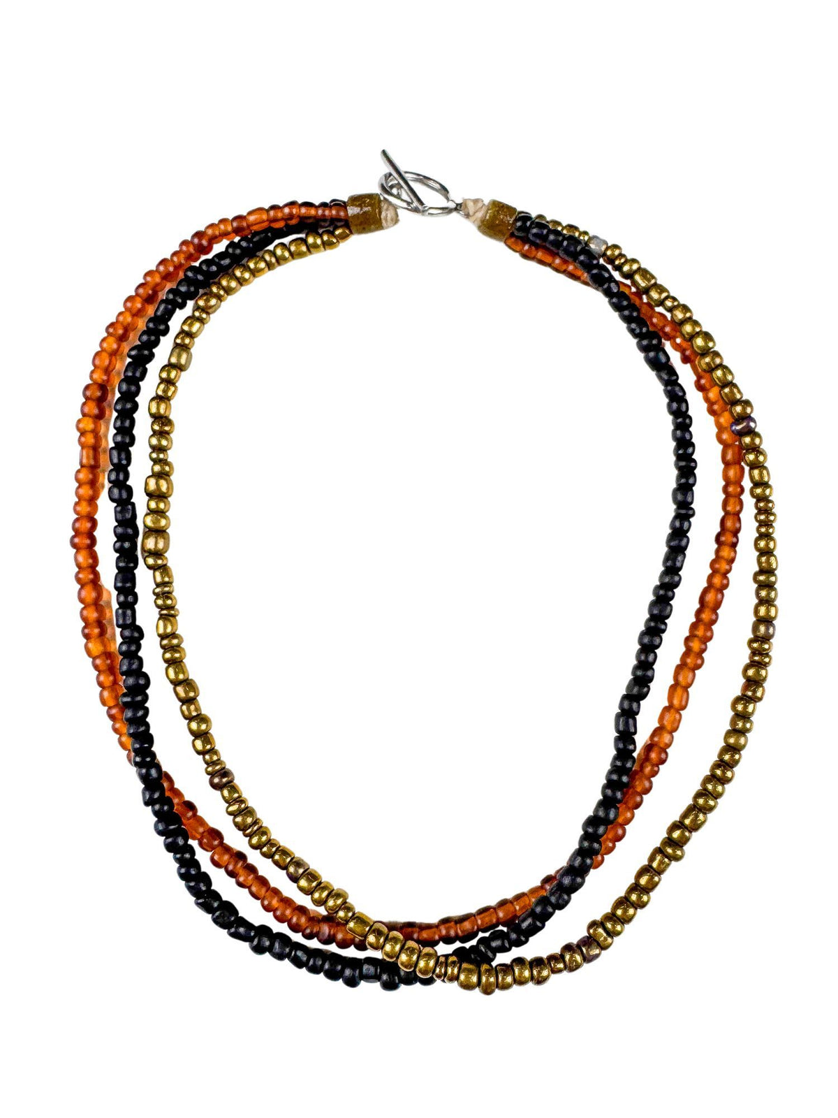 Seed Layered Choker Necklace | Neutral | Final Sale