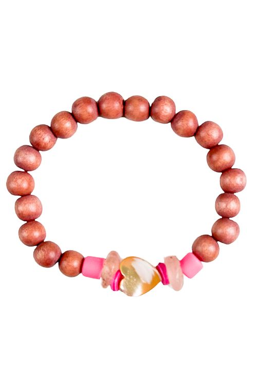 Single Stack Bracelet | Pink