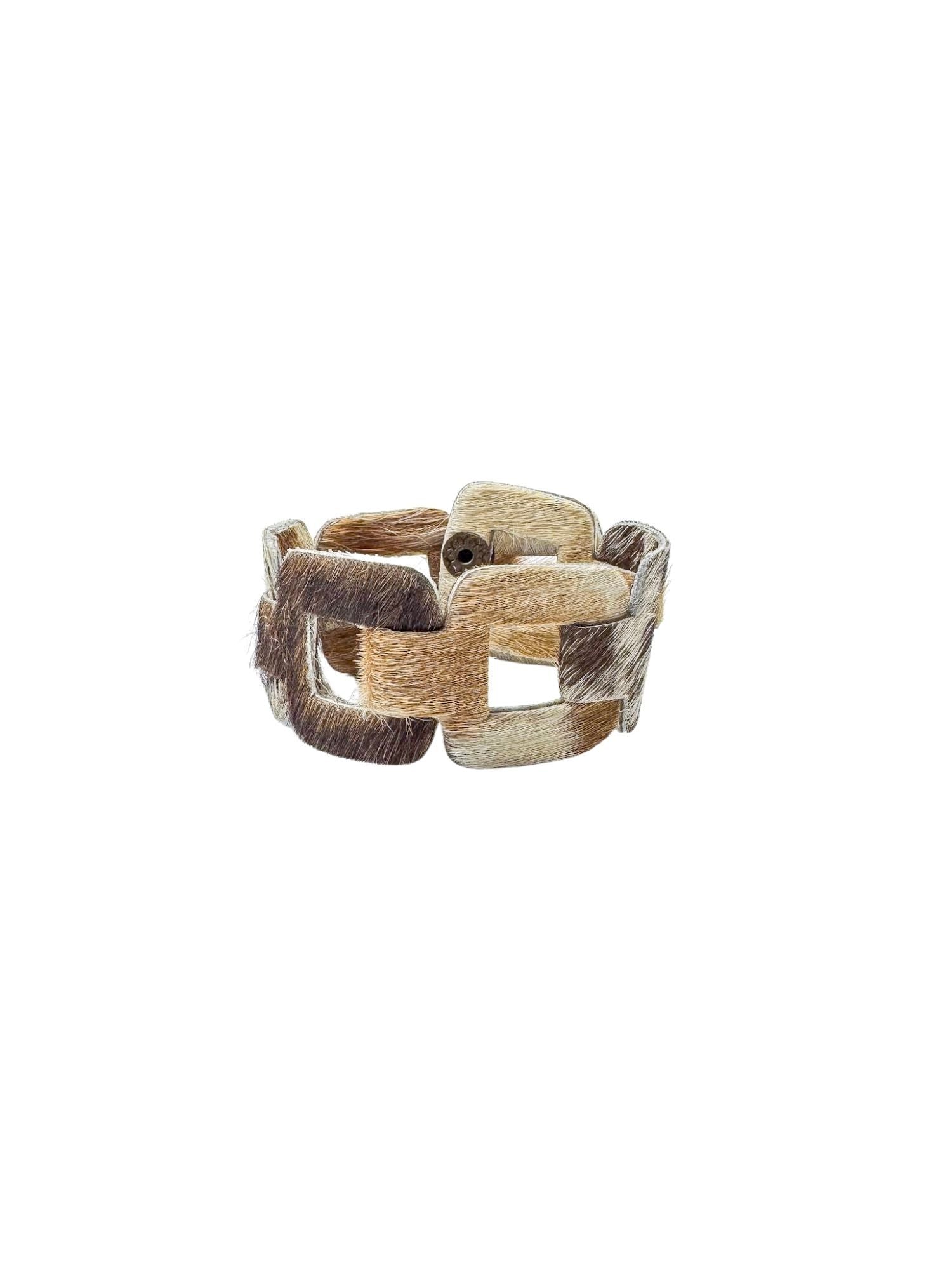 Blocked Horse Hair Bracelet | Neutral