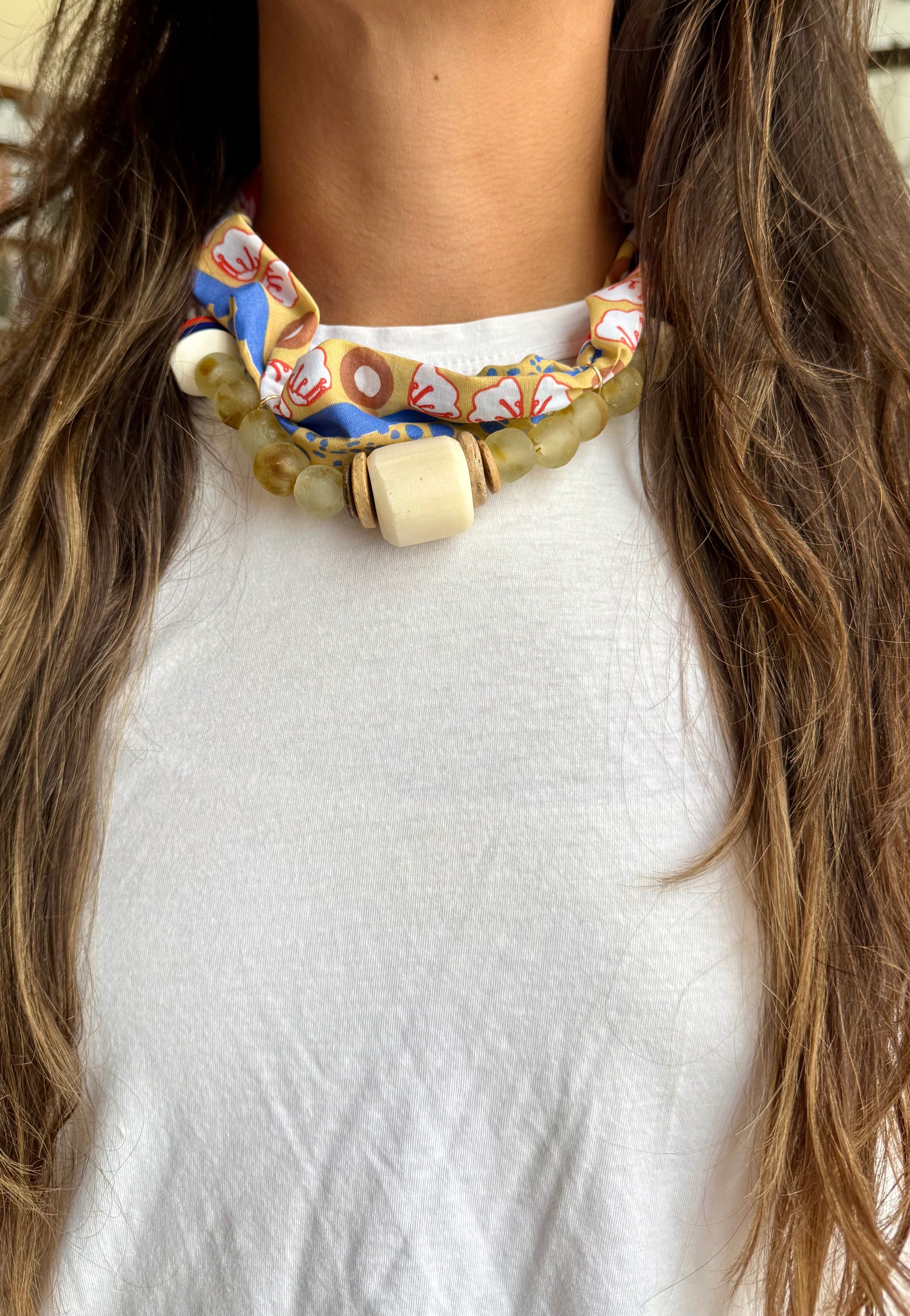 Beaded Bandana Necklace | Americana