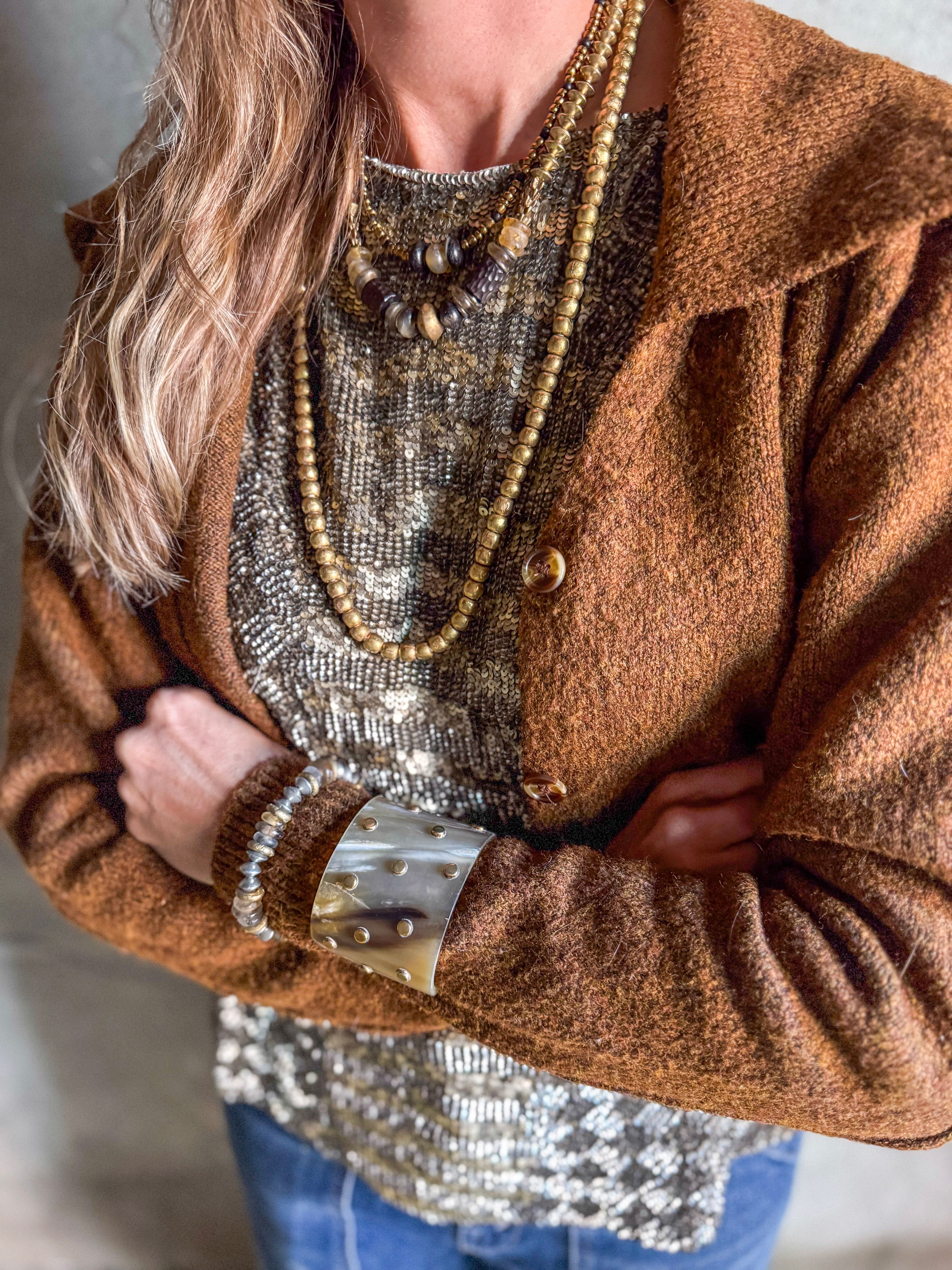 Classic Necklace | Gold Slate