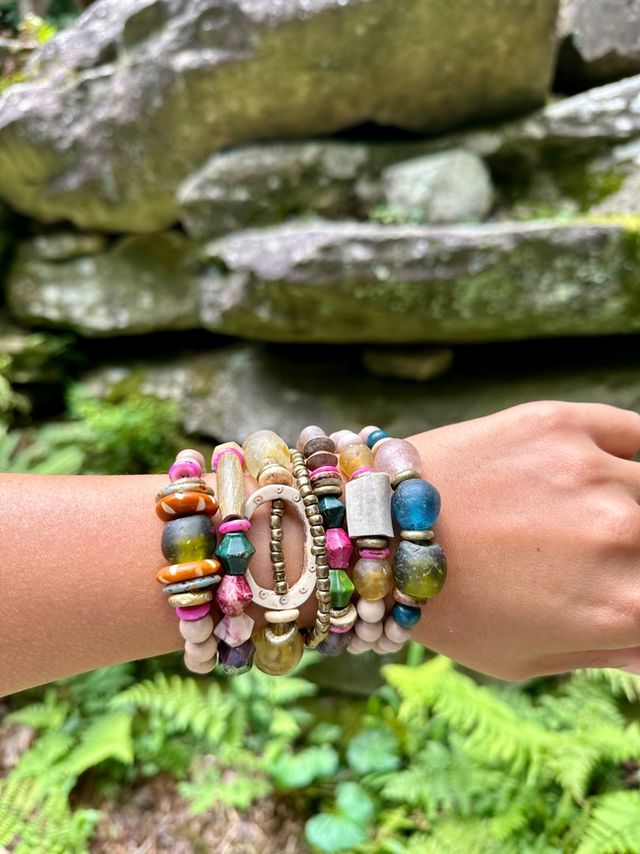 Intricate stack bracelet