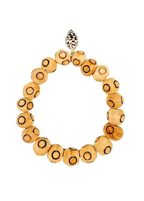 Tribal Shell Bracelet | Camel
