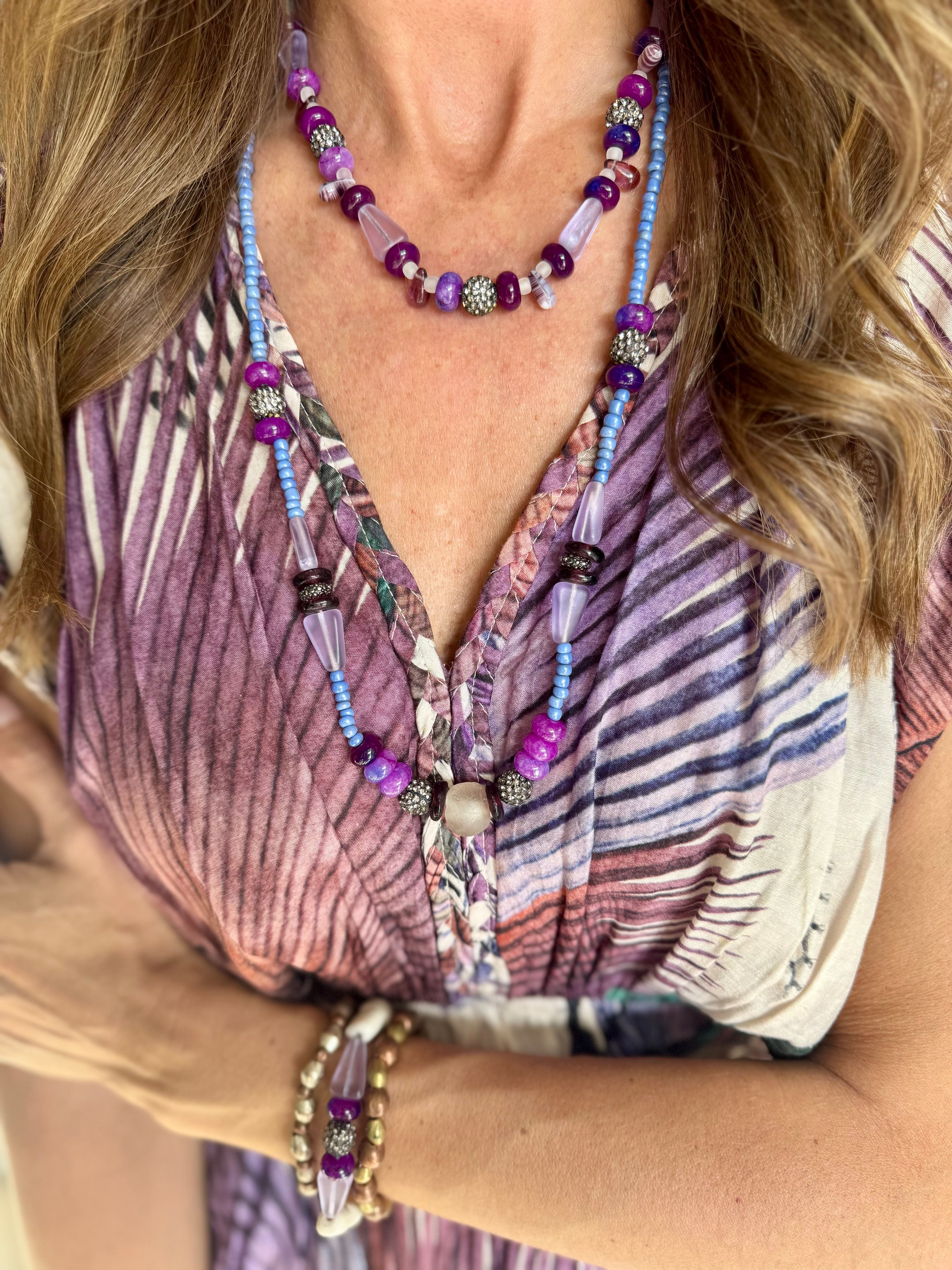 Tribal Stack Bracelet | Lilac