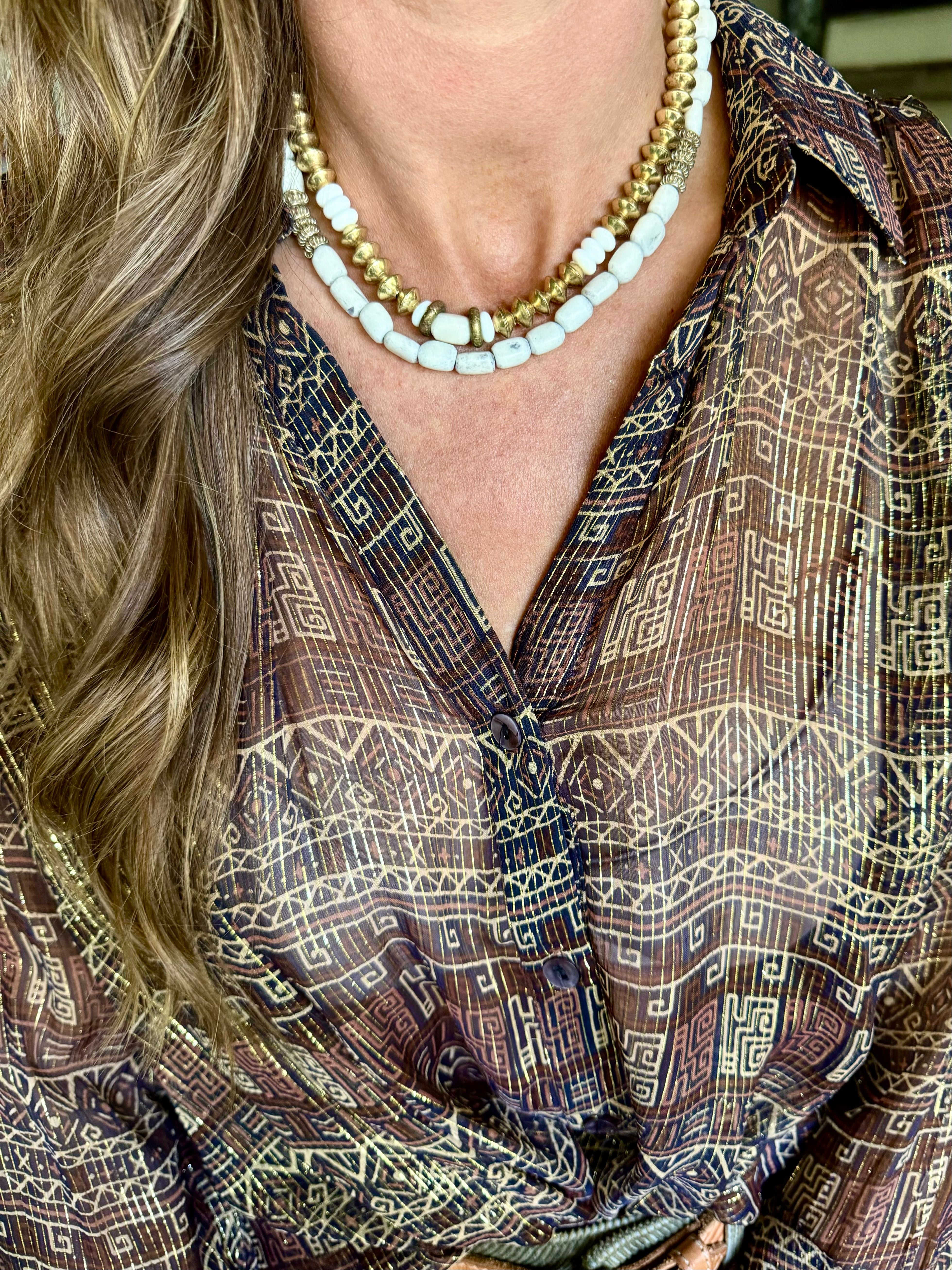 Versa Necklace | Gray