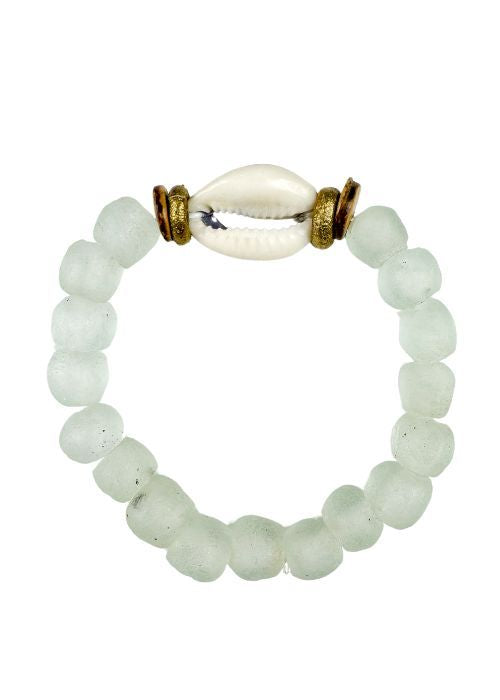 Intricate Stack Bracelet | Mist Cowrie