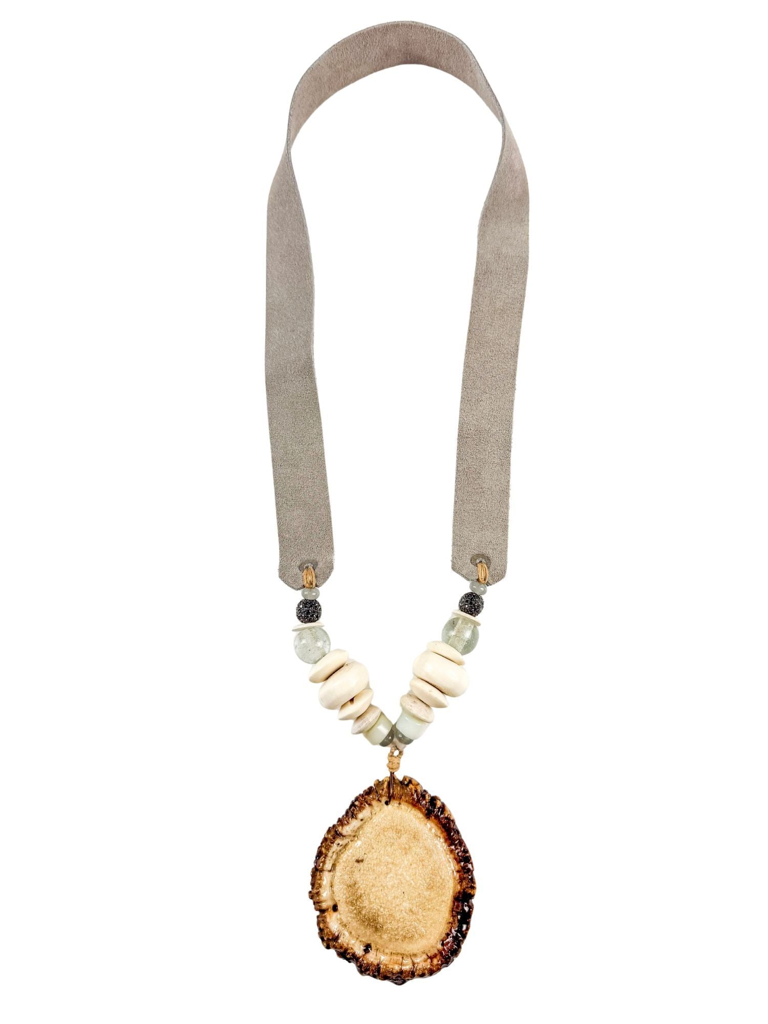 Antler Burr Necklace | Aspen