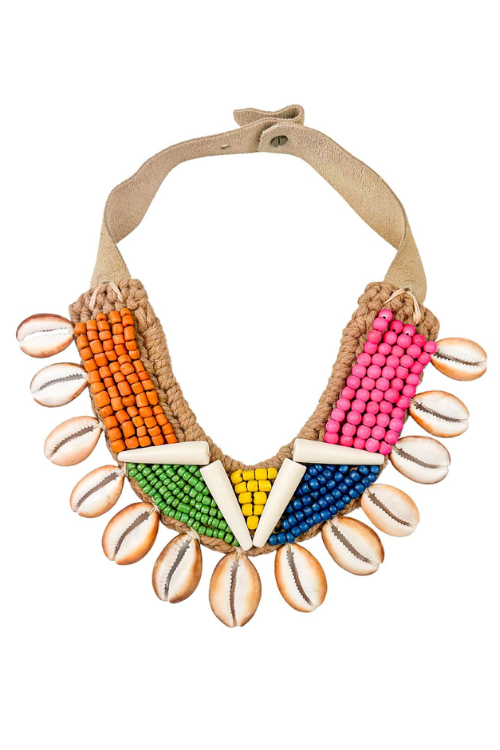 Cowrie Collar Necklace | Multi
