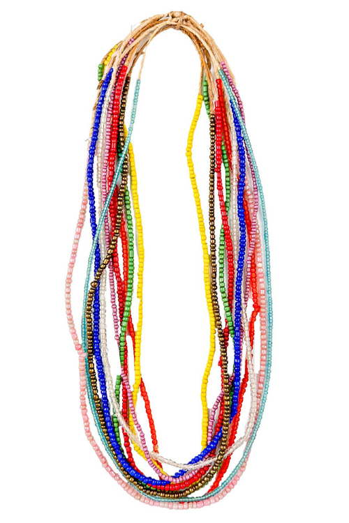 Layer Necklace Set of 10 | Colorblock