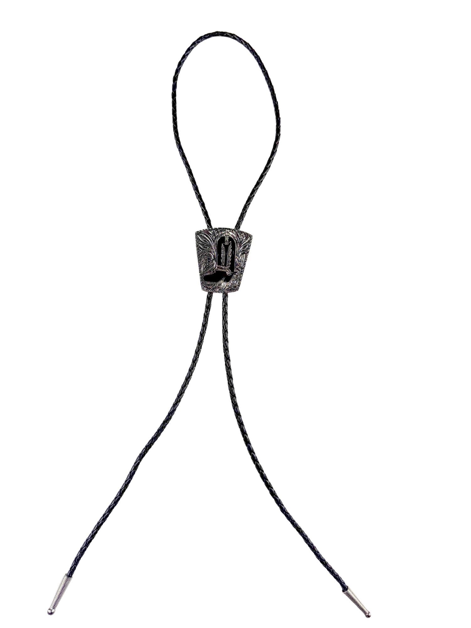 Bolo Leather Necklace | Cowboy Boot | Final Sale