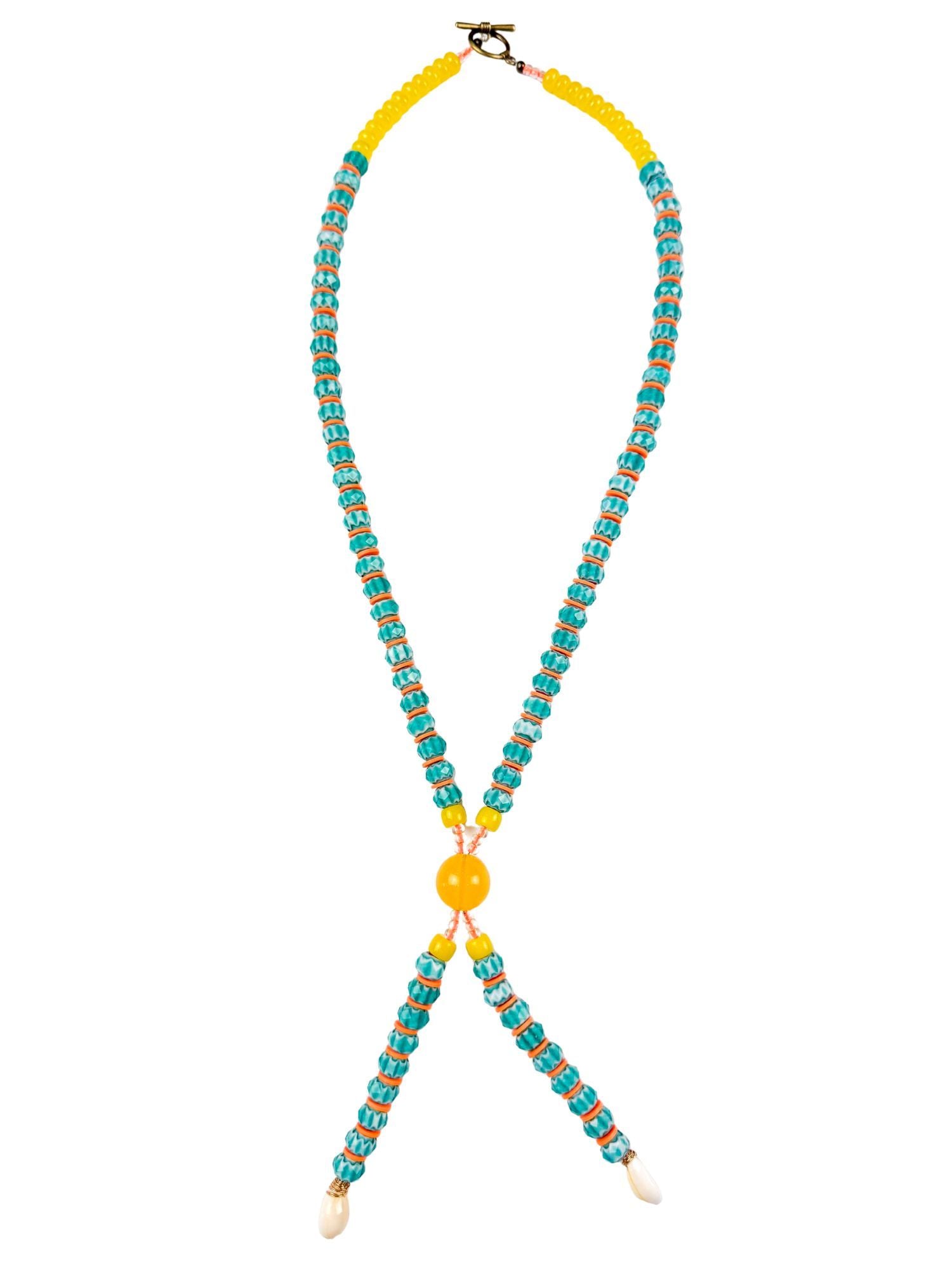 Lariat Necklace | Aqua