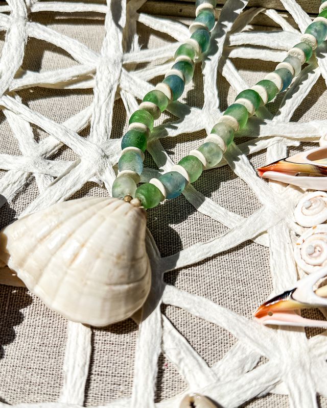 Tribal Shell Necklace | Lagoon