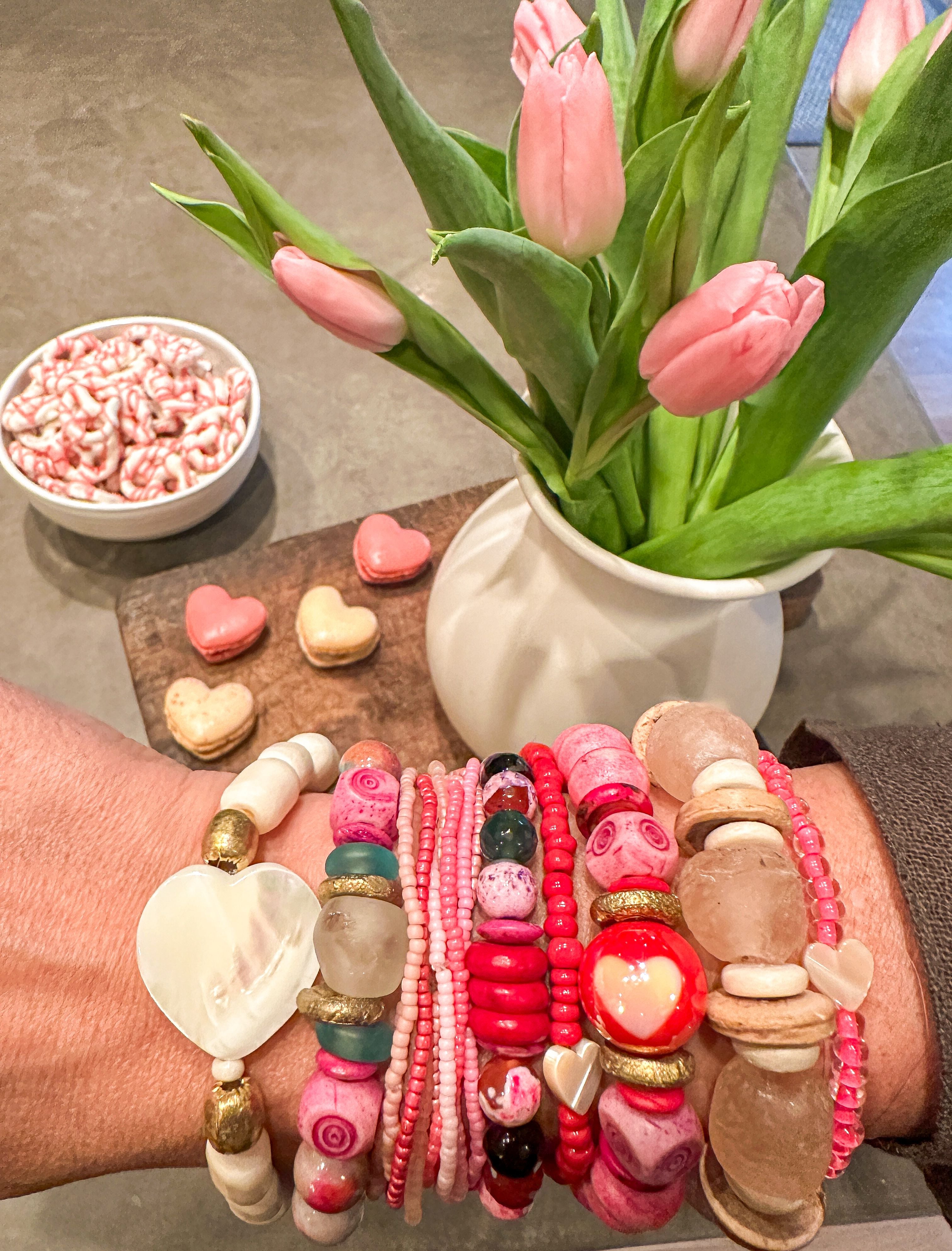 Intricate Stack Bracelet | Blush