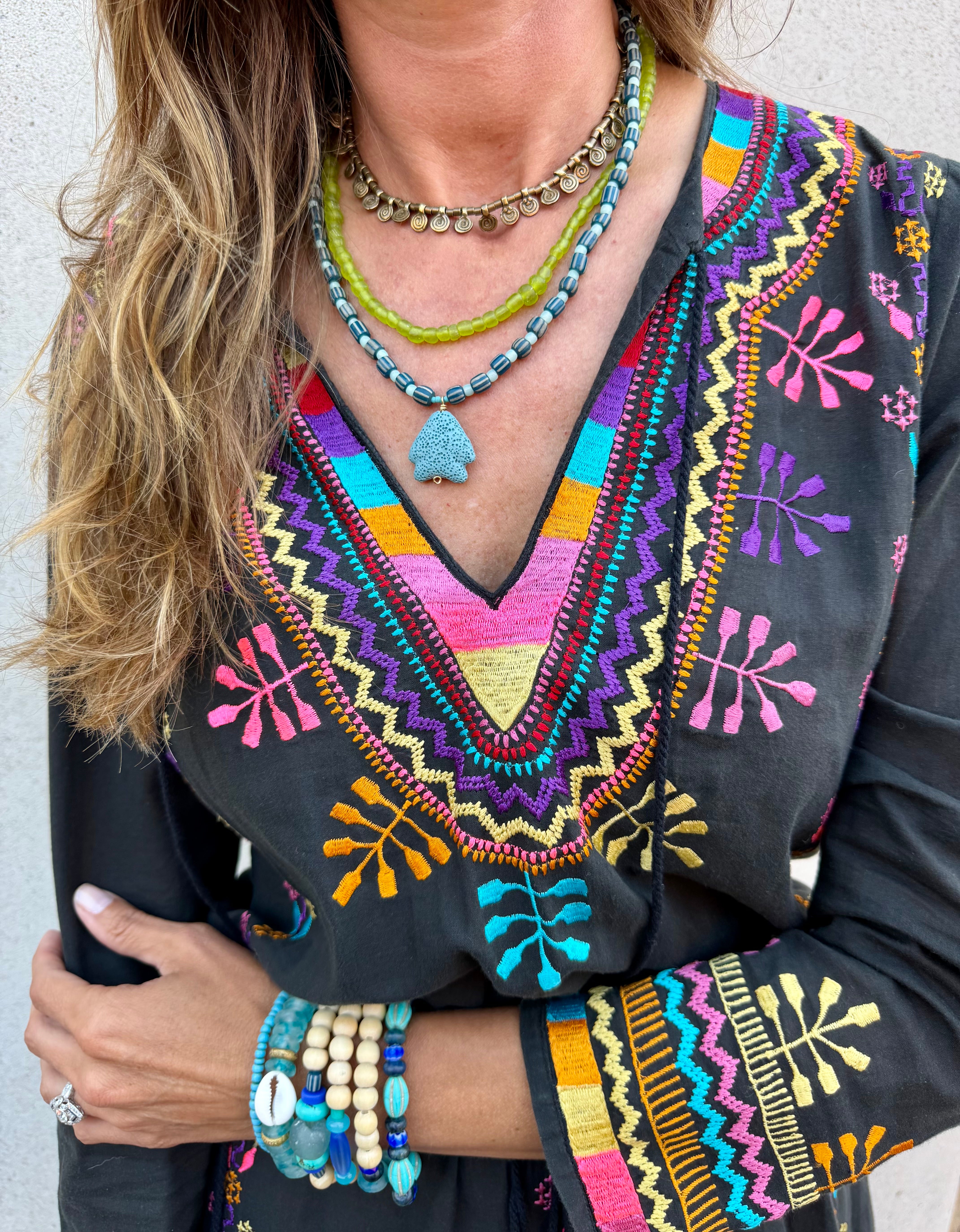 Layered Pendant Necklace | Seabreeze Fish