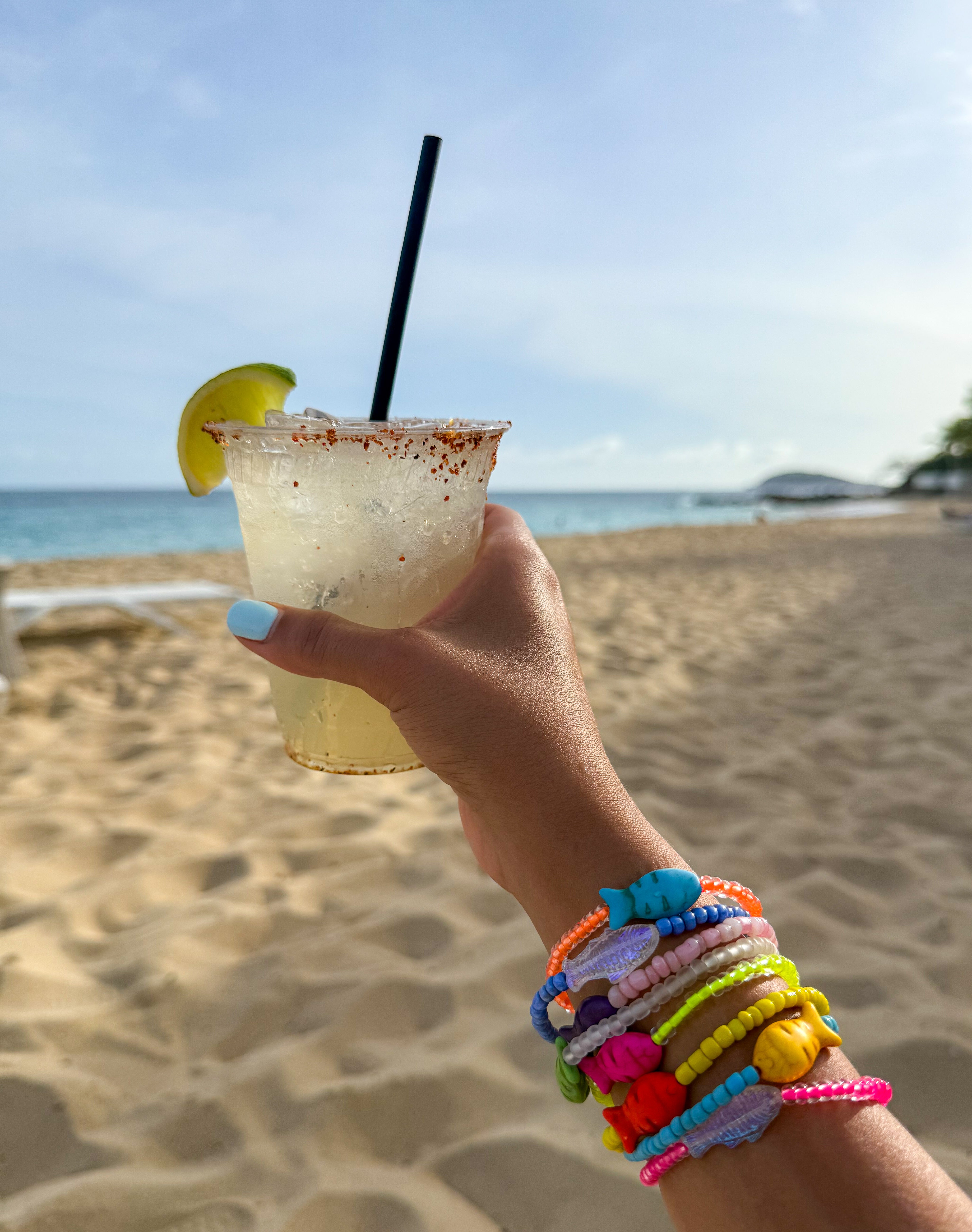Simple Seed Bracelet | Electric Yellow Fish