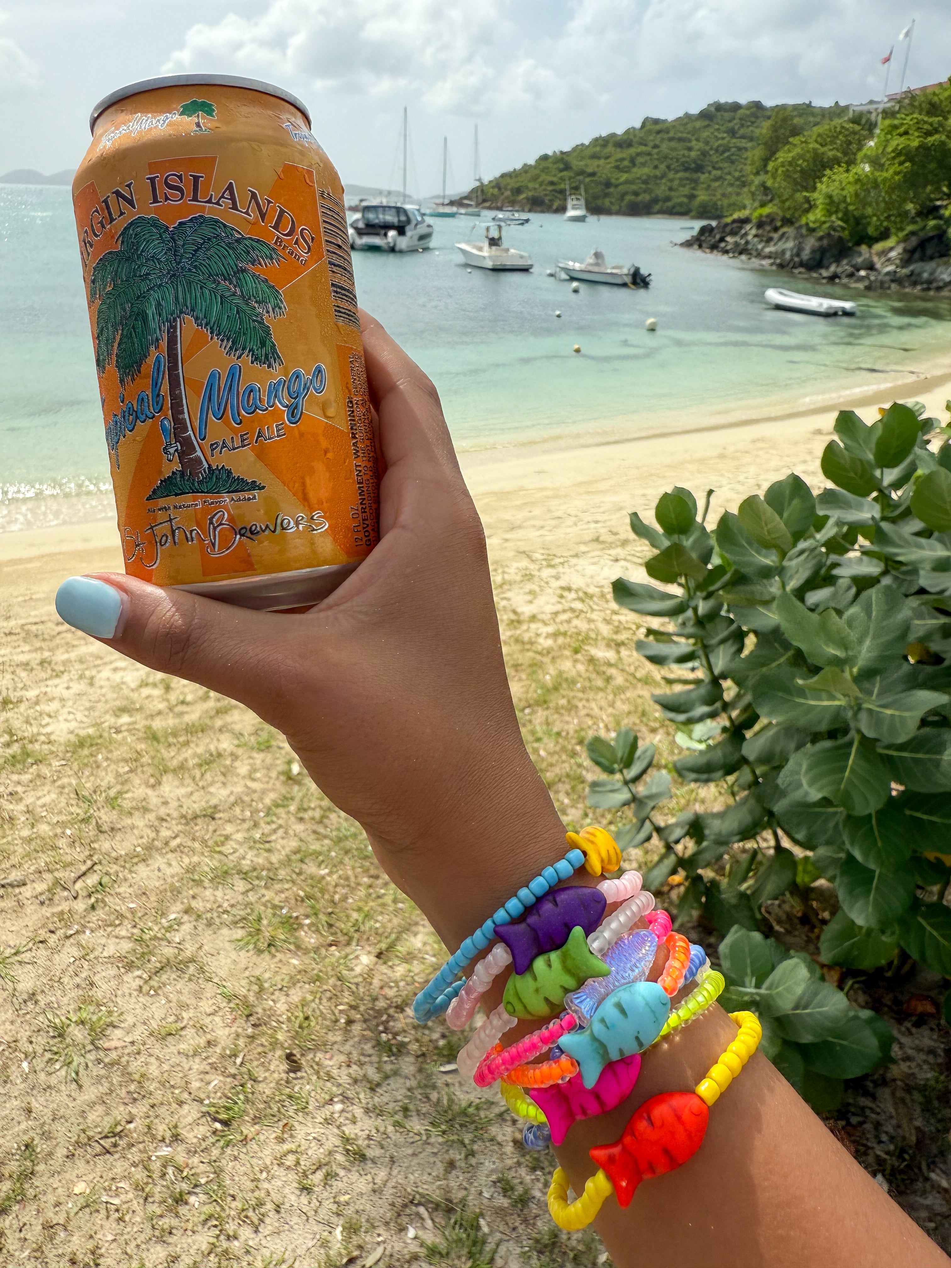 Simple Seed Bracelet | Mist Fish