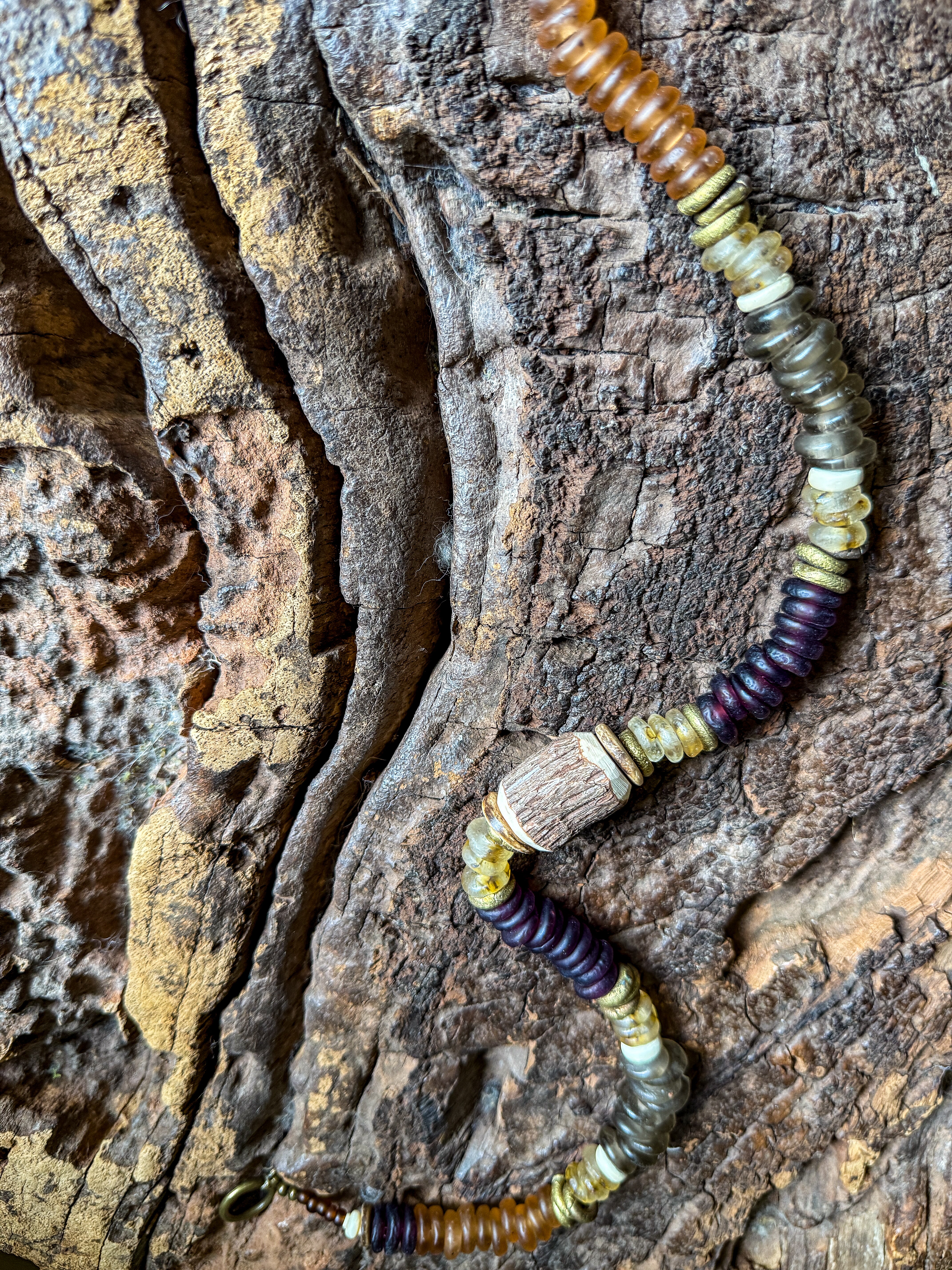Classic Necklace | Mixed Glass Roots