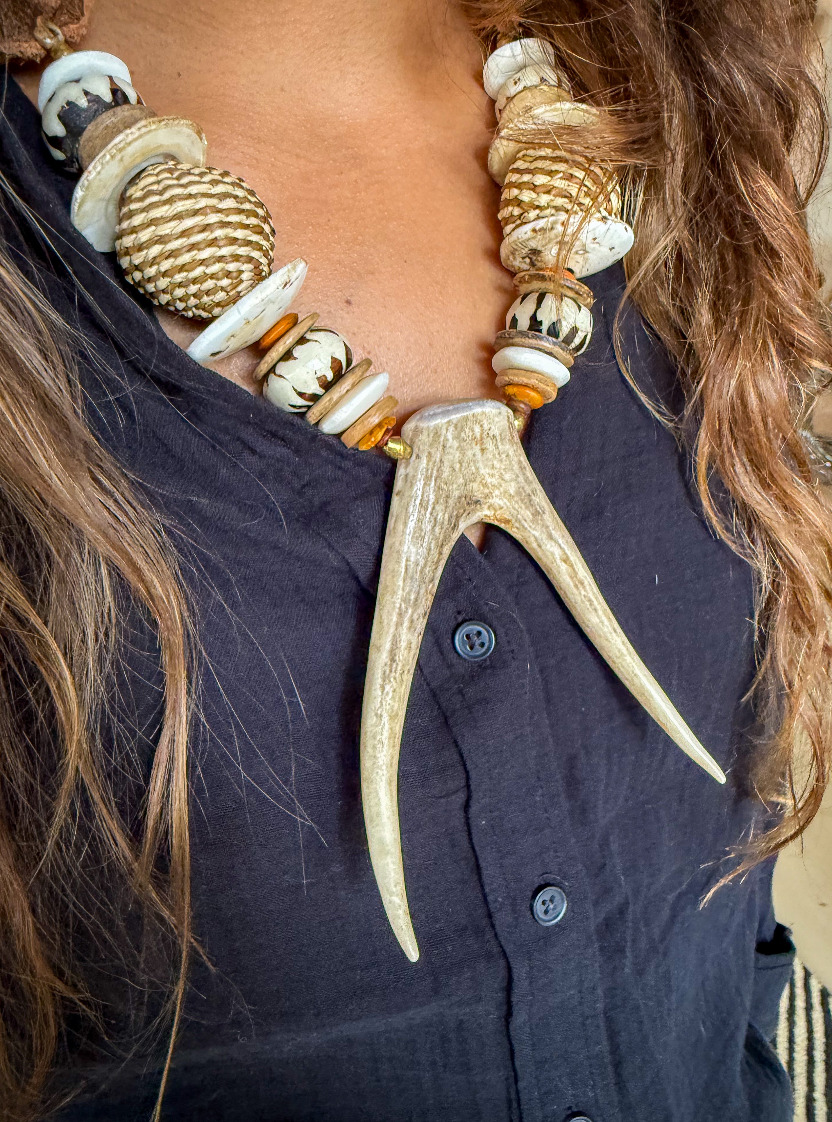 Mid Antler Necklace | Origins