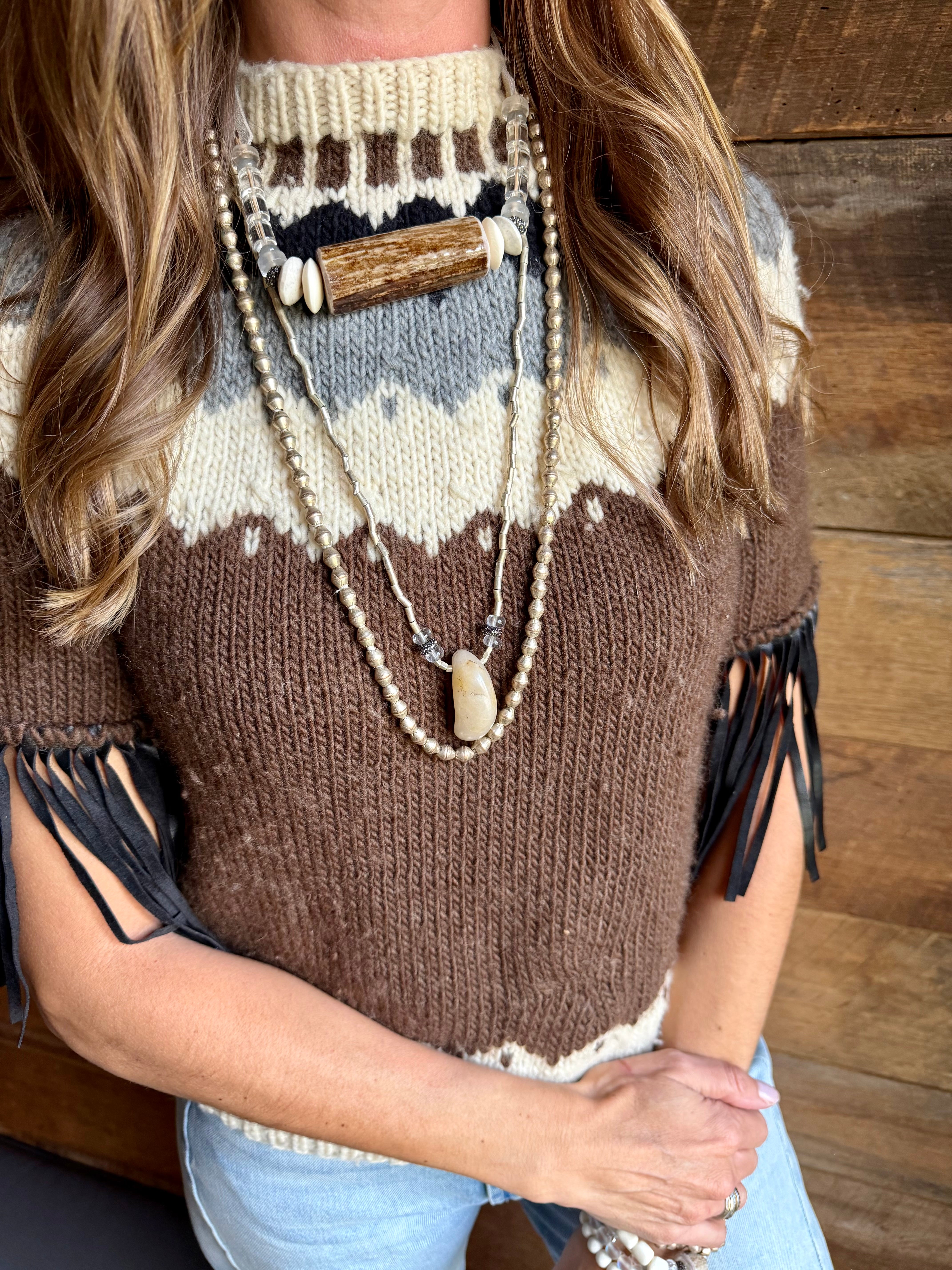 Slim Antler Choker Necklace | Aspen