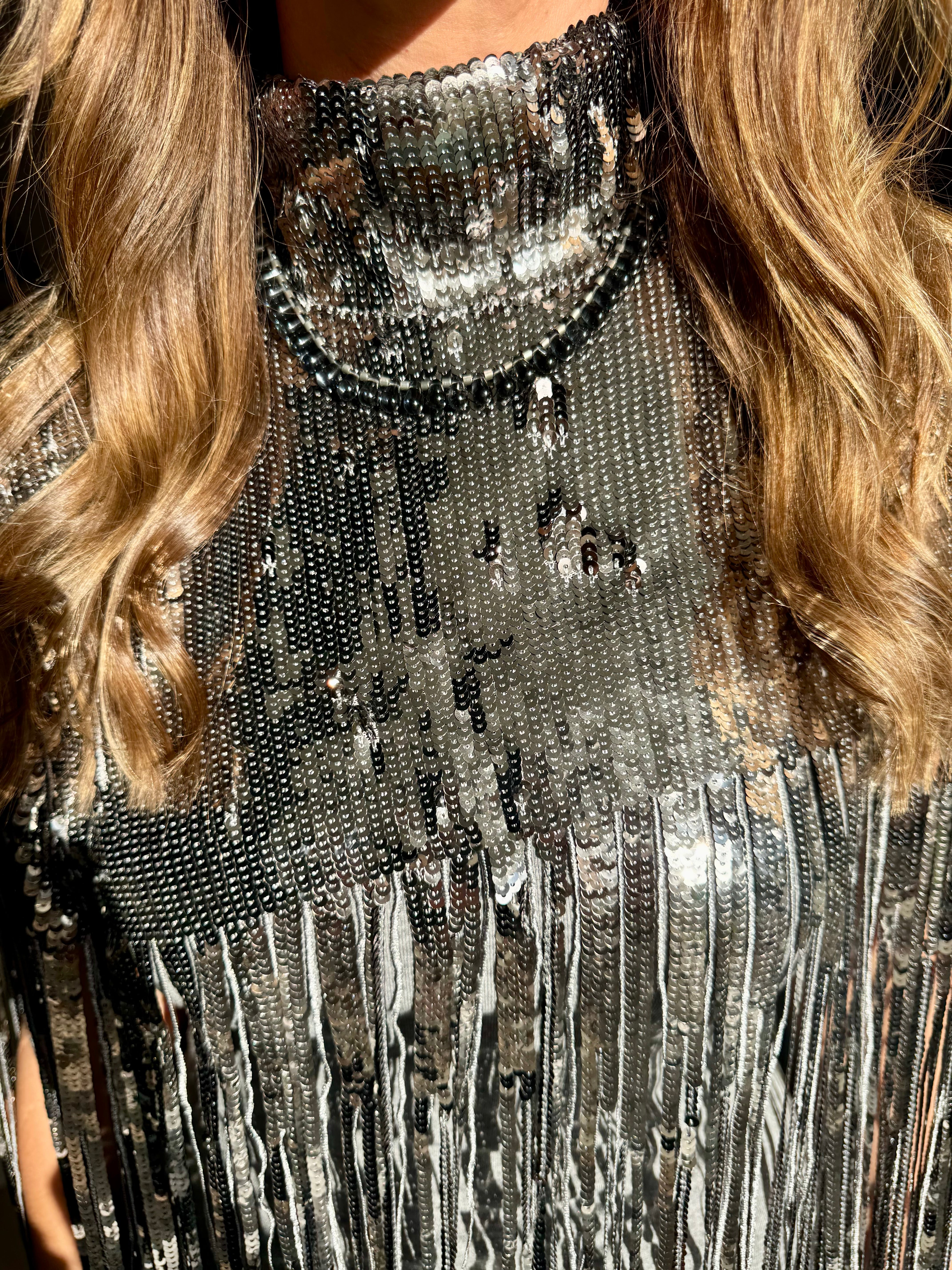 Classic Drop Necklace | Gunmetal