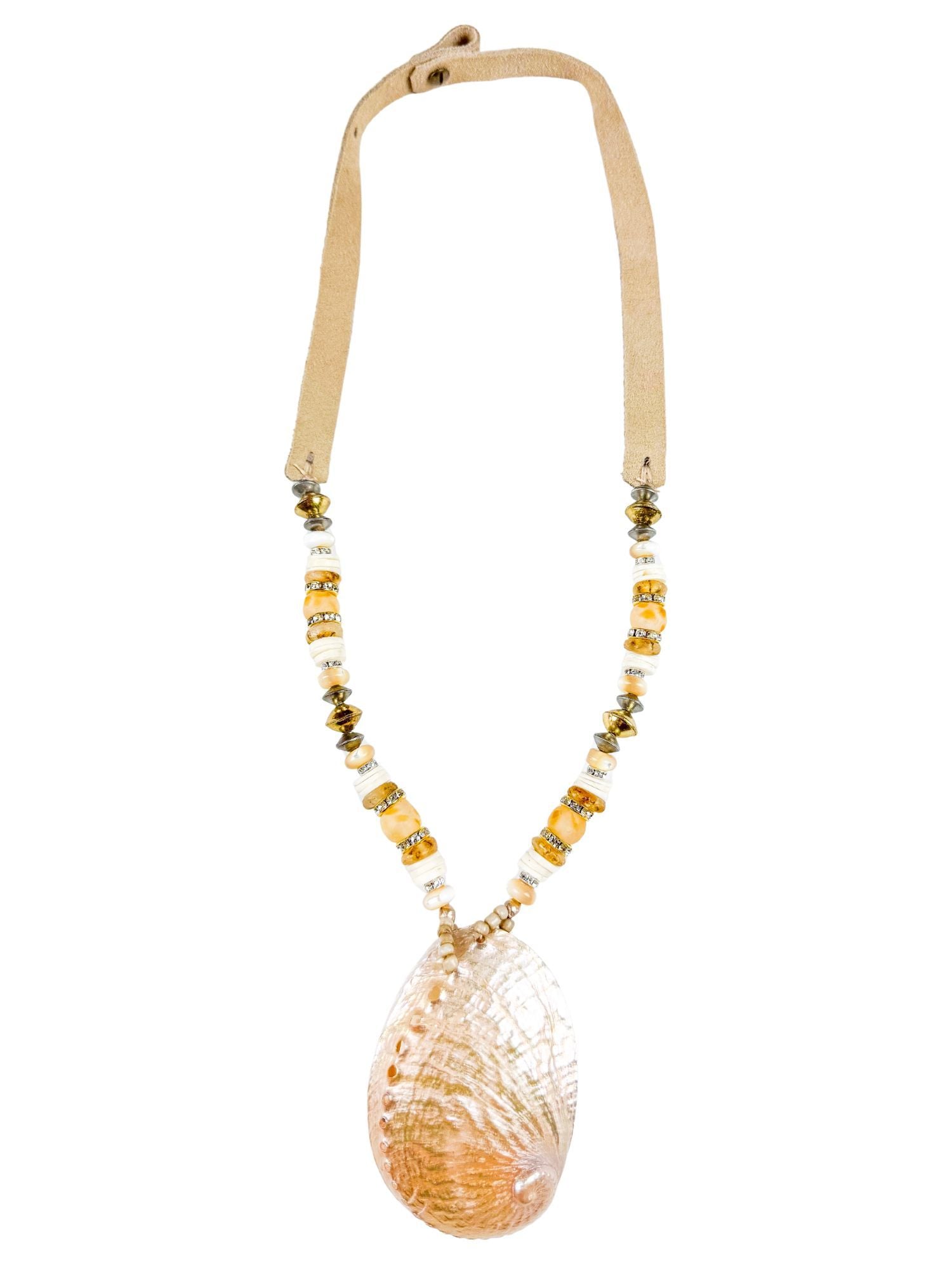 Slim Shell Necklace | Golden Hour