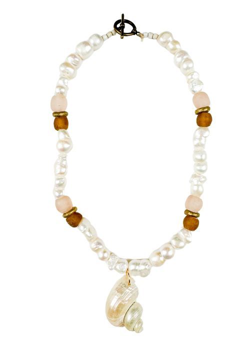Classic Shell Necklace | Pearl