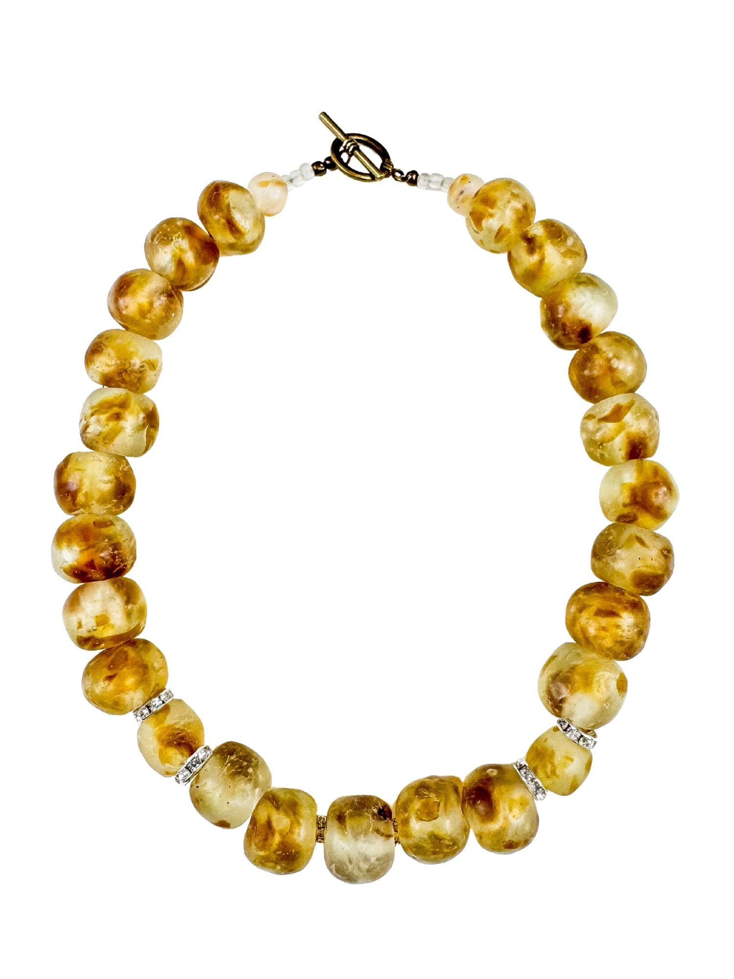 Classic Glass Necklace | Golden Hour