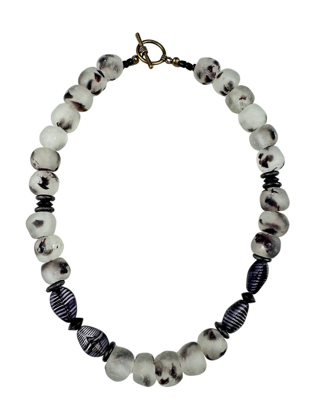 Classic Glass Necklace | Midnight | Final Sale