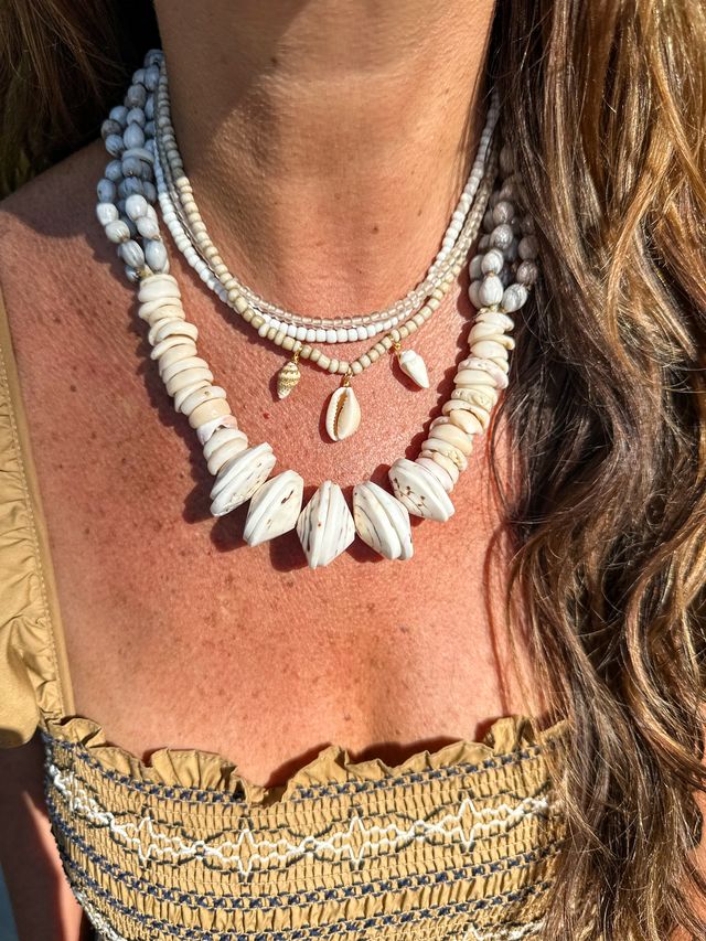 Seed Choker Necklace | Shell