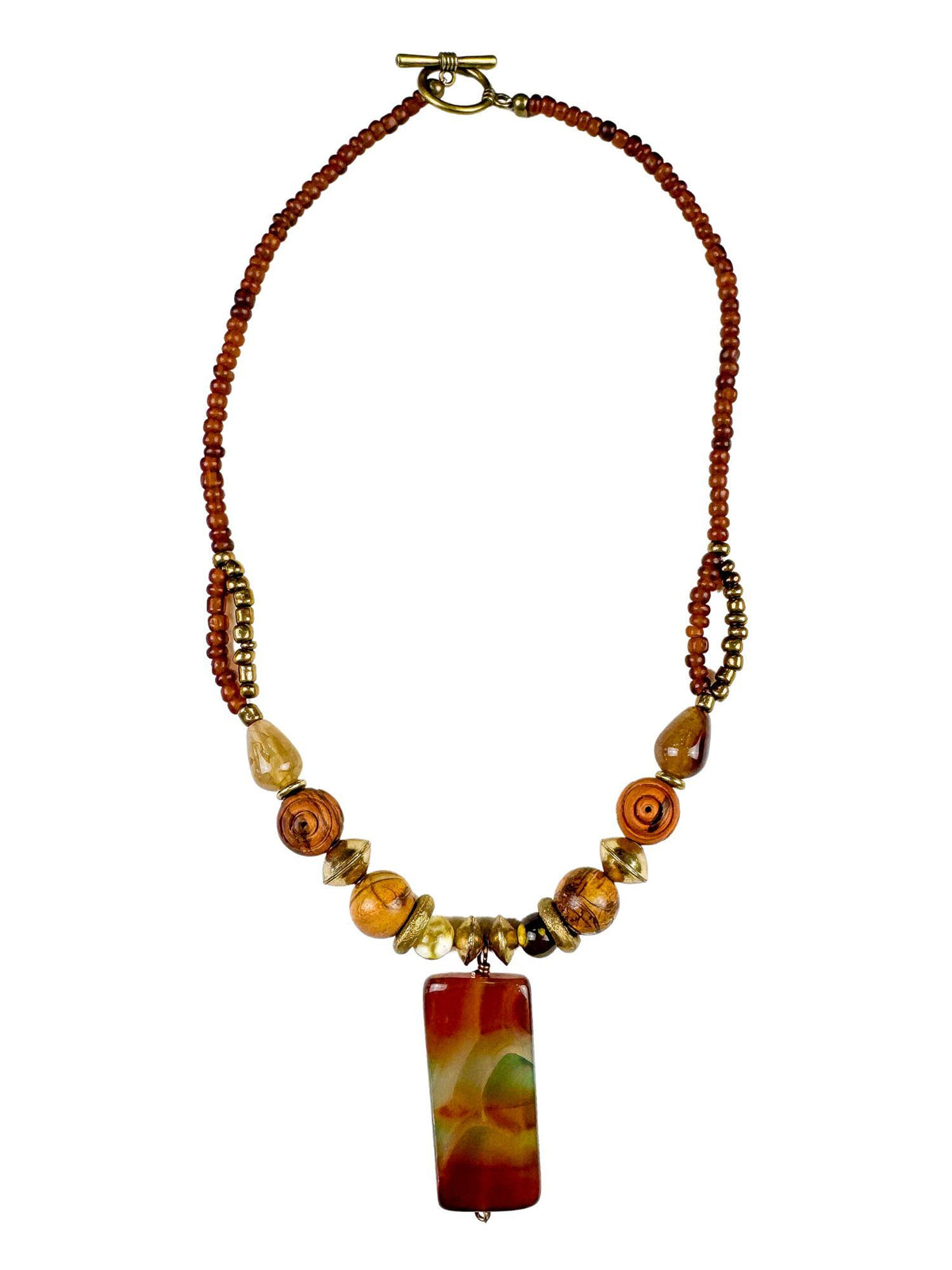 Seed Pendant Necklace | Harvest | Final Sale