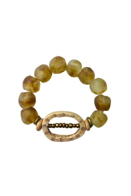 Intricate Stack Bracelet | Camel