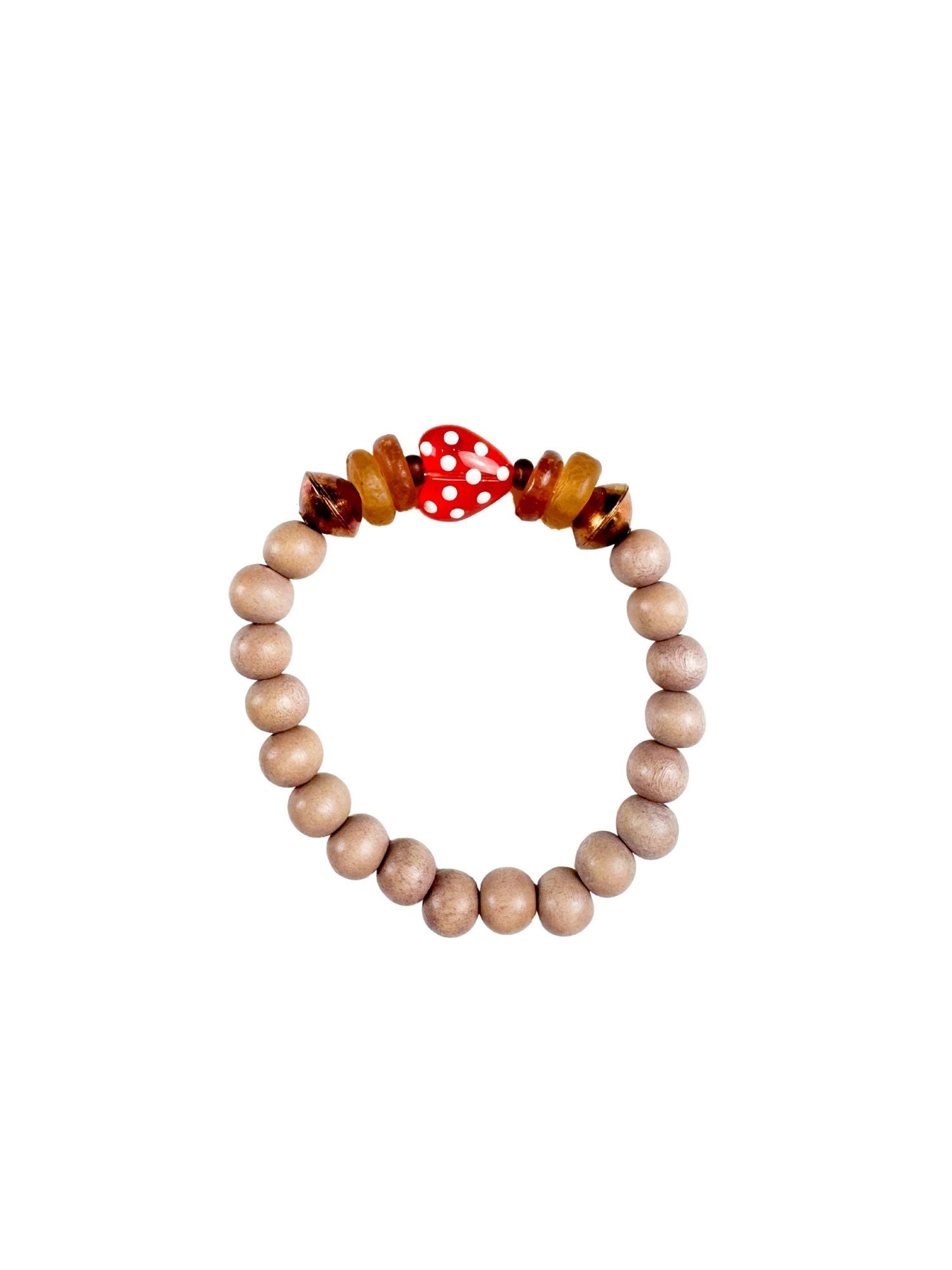 Single Stack Bracelet | Red Heart