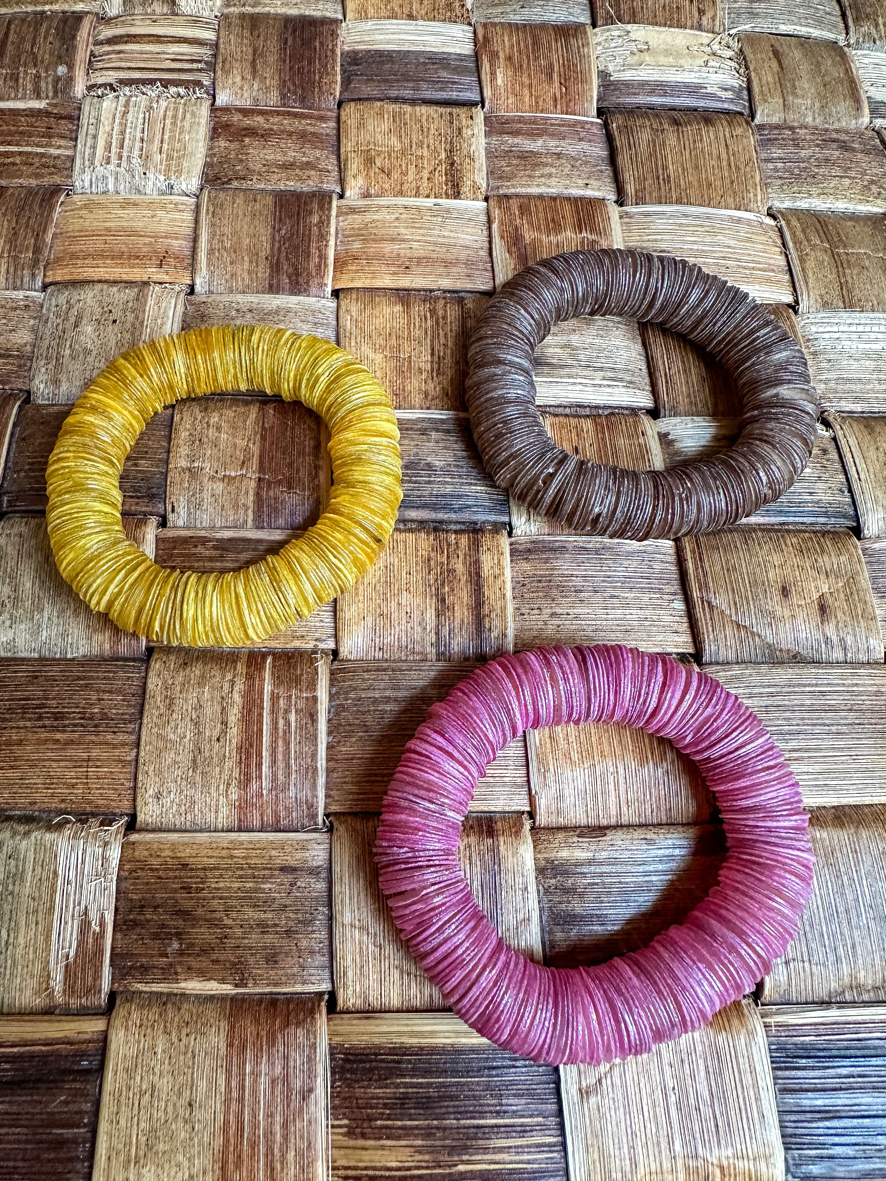 Shell Disc Bracelet | Yellow
