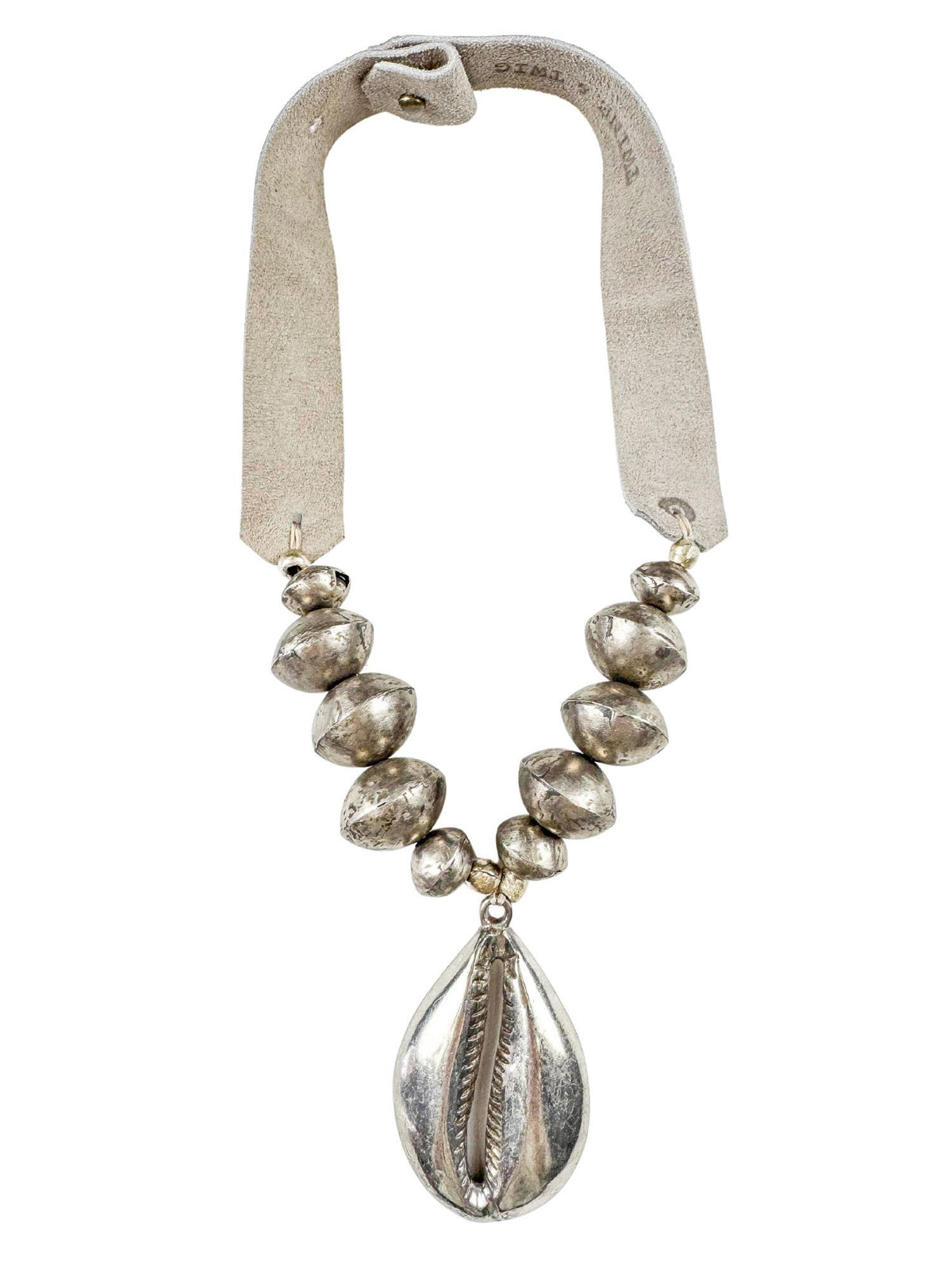 Mid Shell Pendant Necklace | Silver | Final Sale
