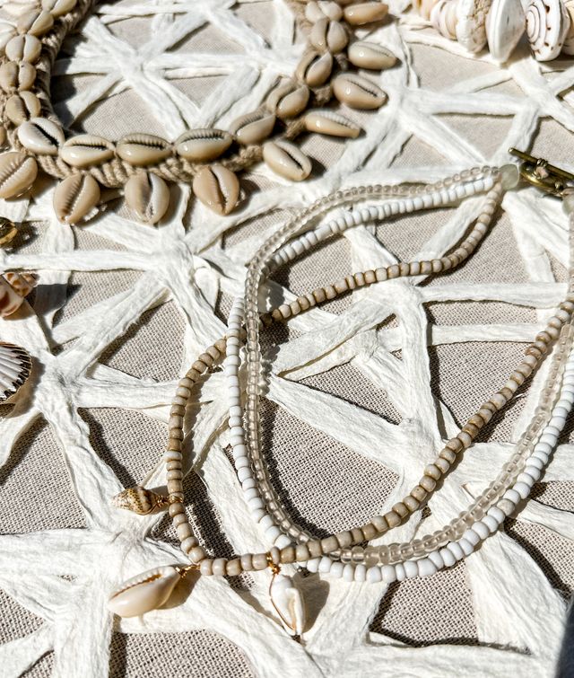 Seed Choker Necklace | Shell