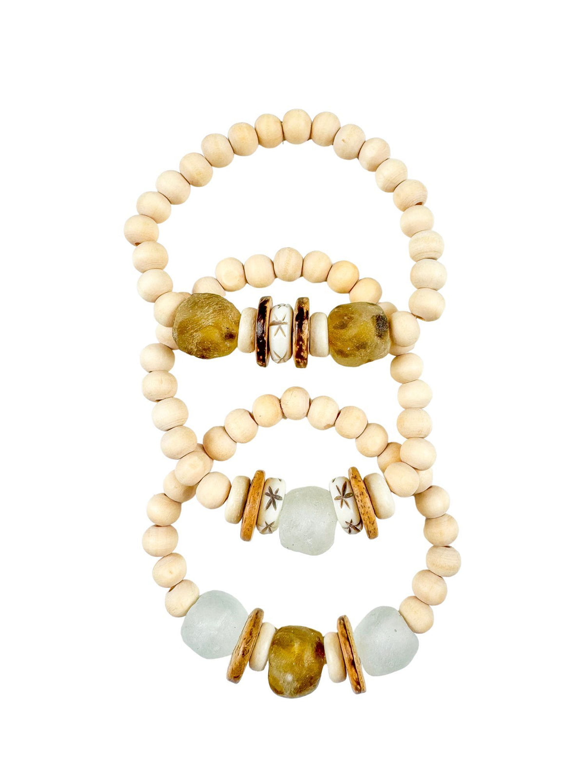 Trio Stack Bracelet Set | Camel | Final Sale