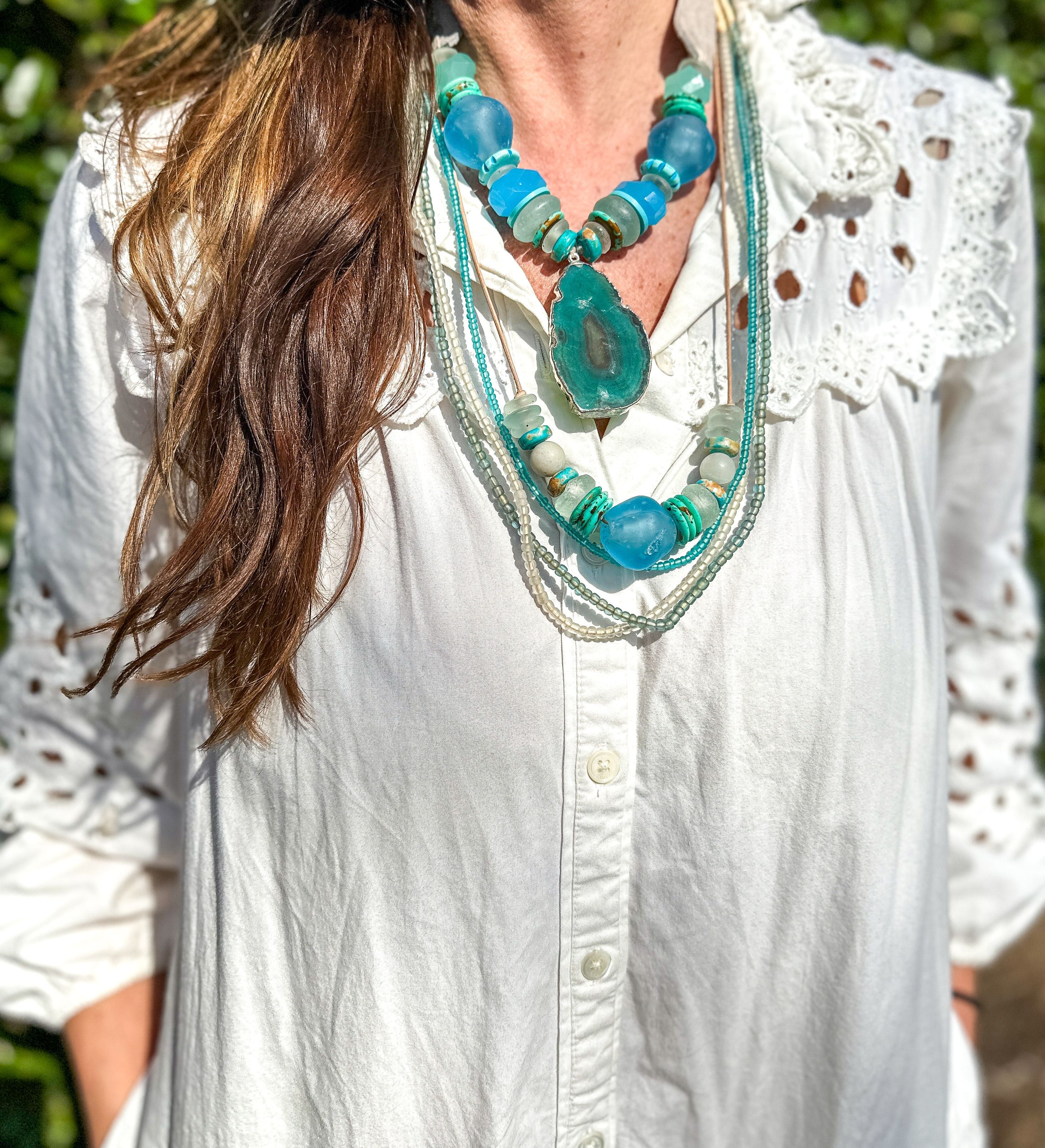 Layer Necklace Set | Waves