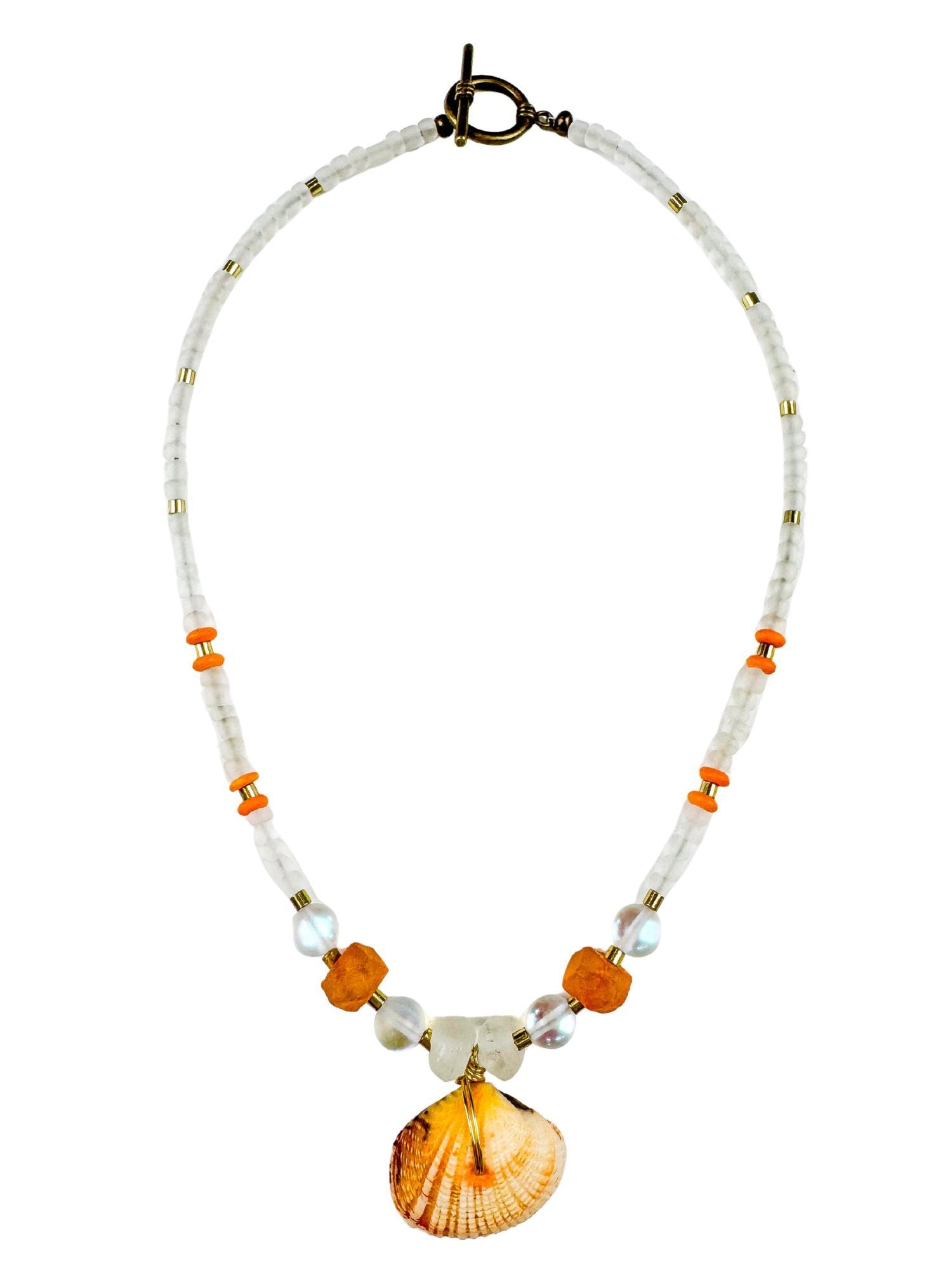 Seed Shell Necklace | Sunburst | Final Sale