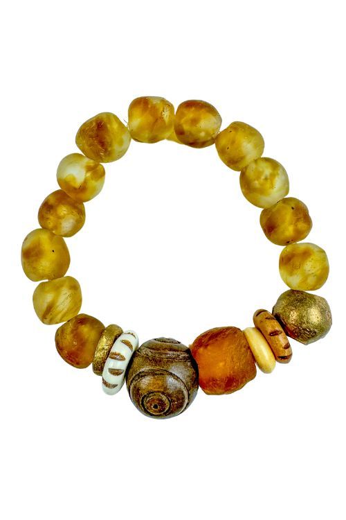 Intricate Stack Bracelet | Brown Trout