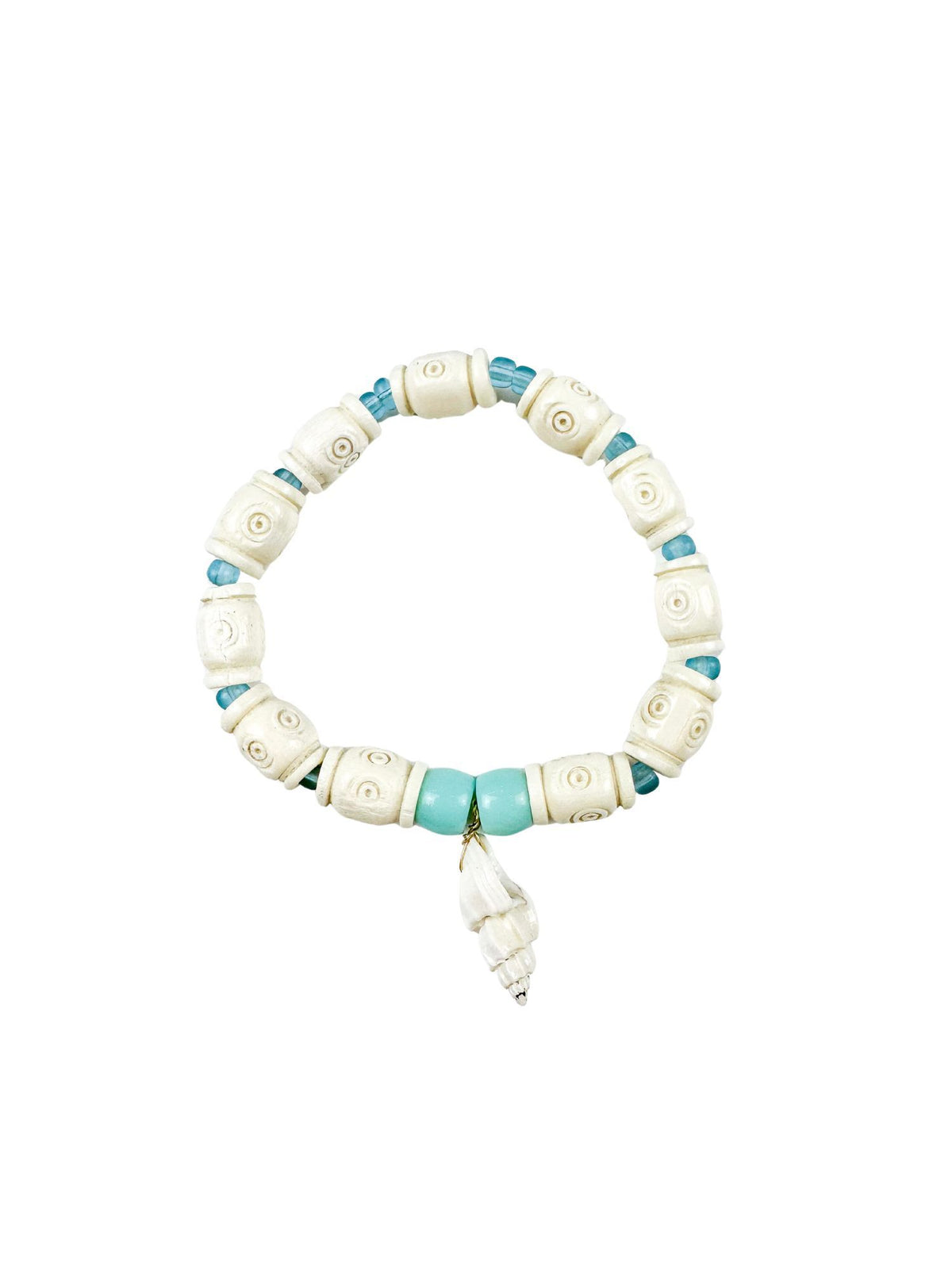 Shell Stack Bracelet | Carolina Sky | Final Sale