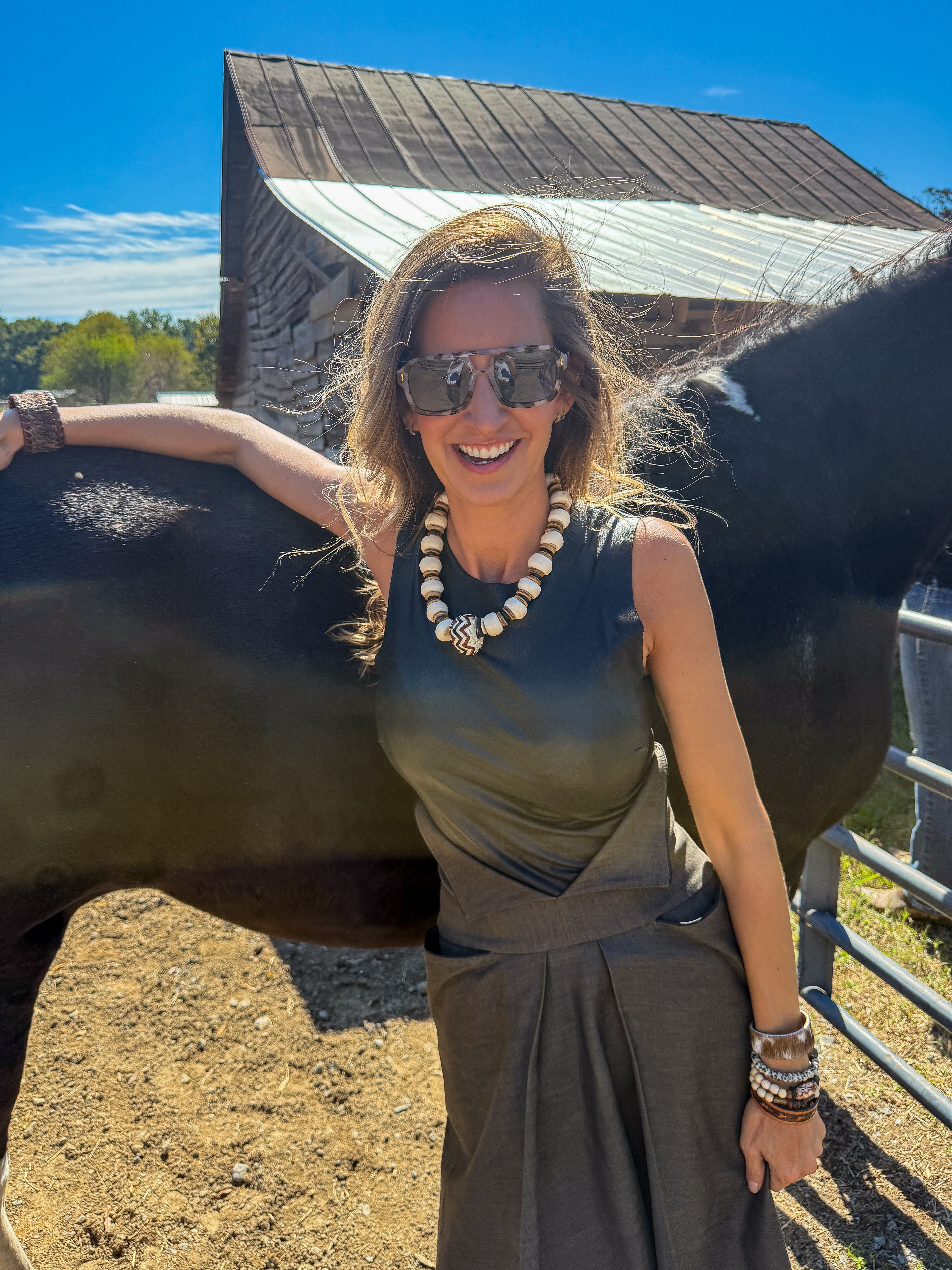 Classic Bone Necklace | Ivory Equestrian