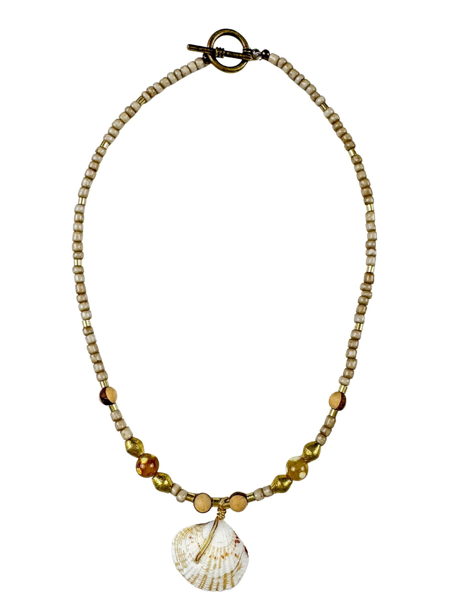 Seed Shell Necklace | Neutral | Final Sale