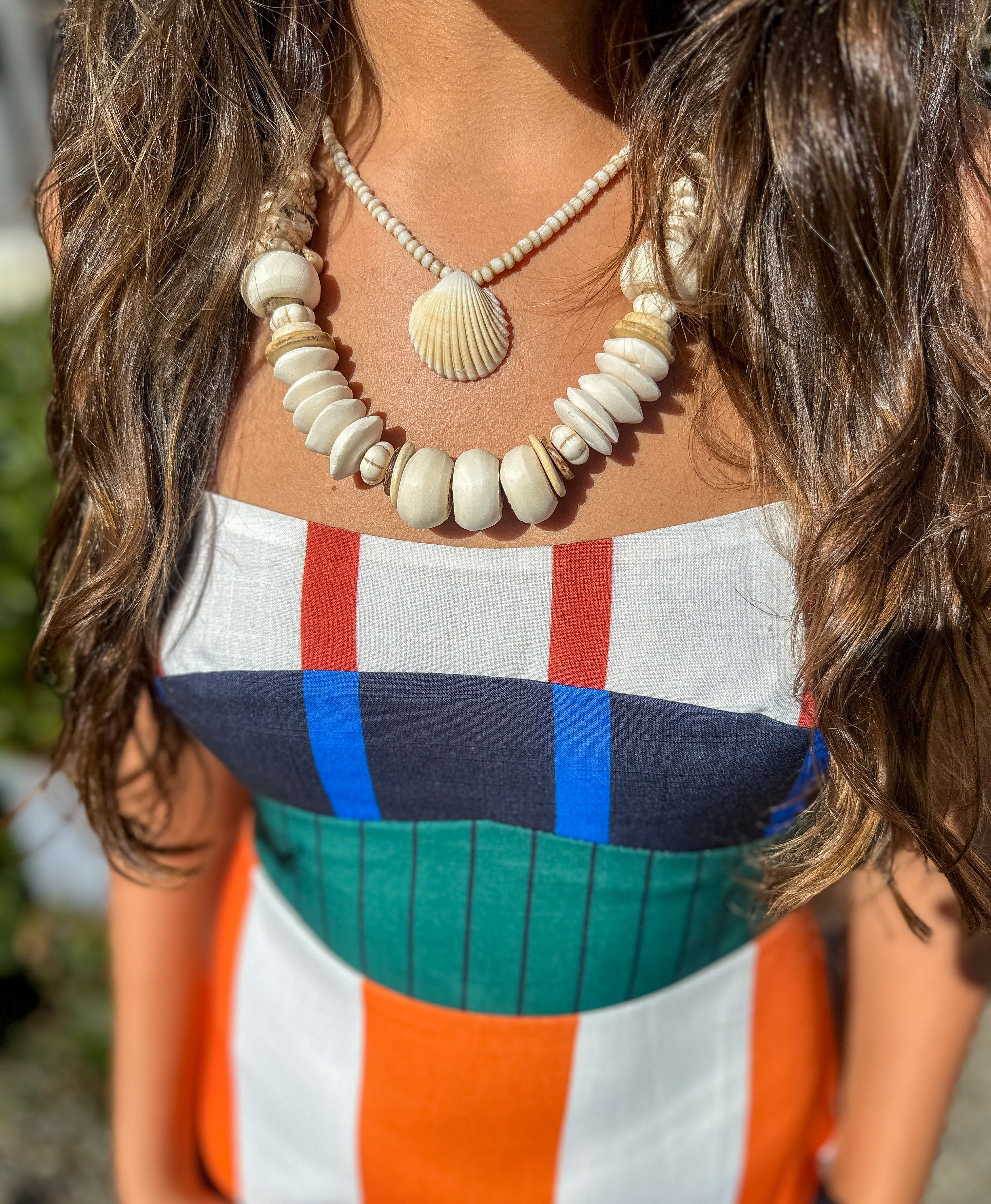 Layered Classic Necklace | Shell