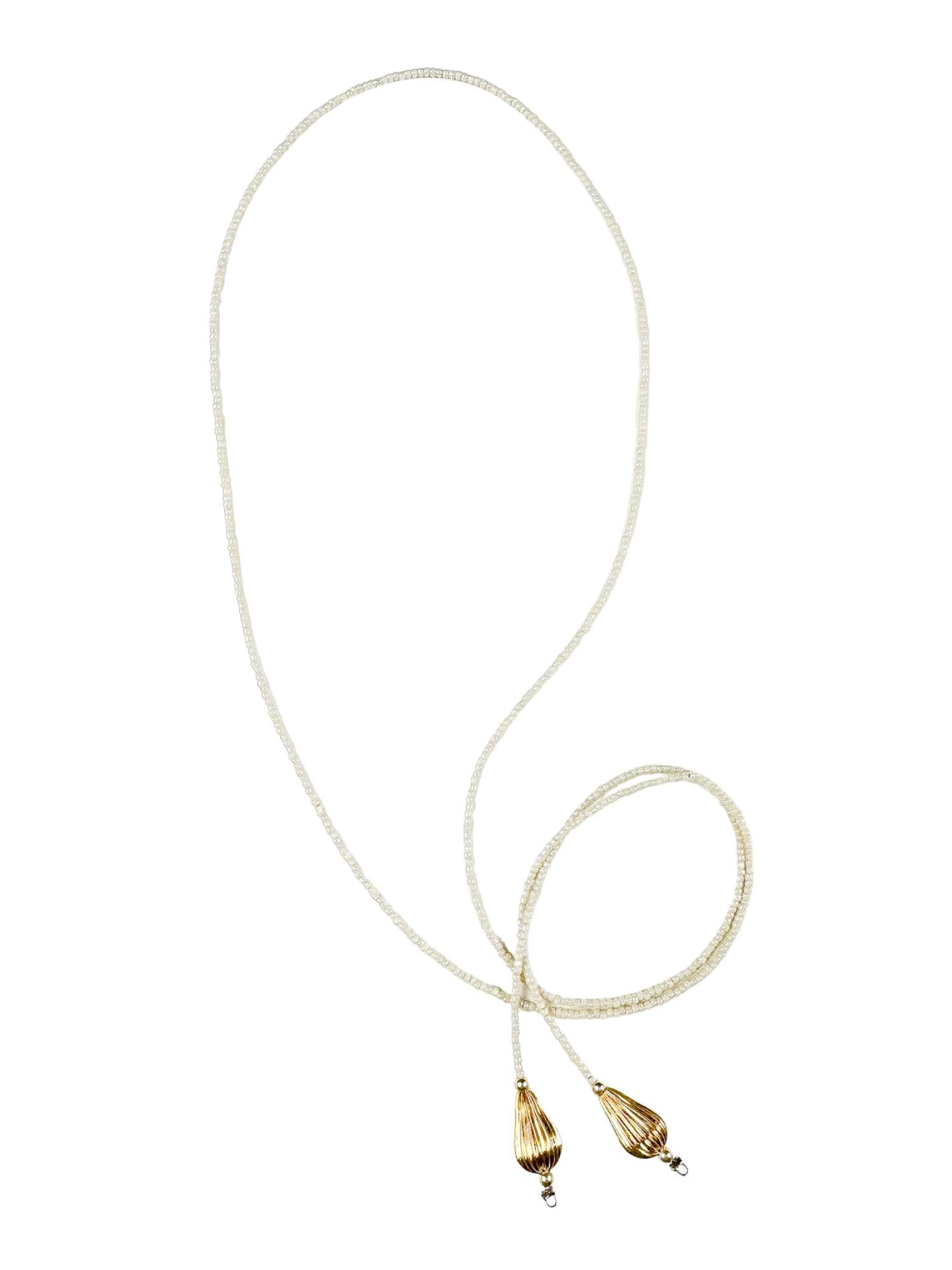 Seed Layering Necklace | Steel Saddle