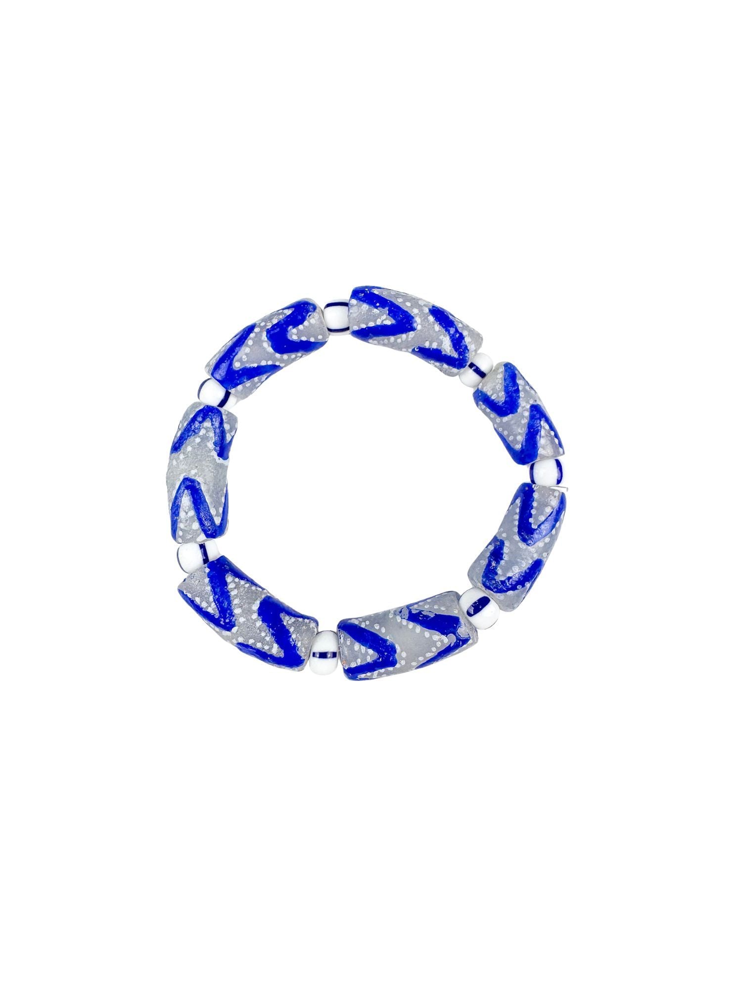 Intricate Stack Bracelet | Dark Blue
